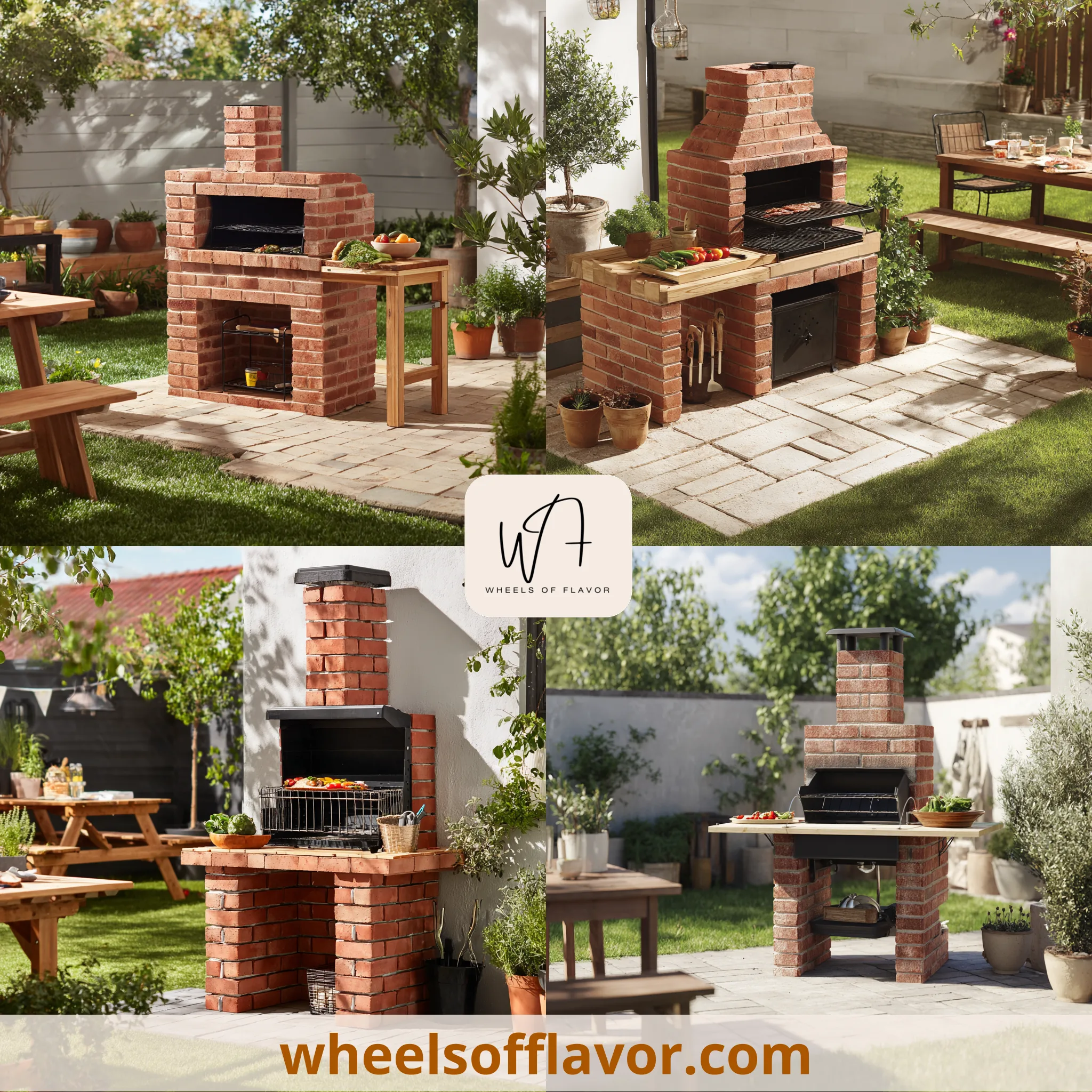 outdoor brick bbq designs pictures ideas