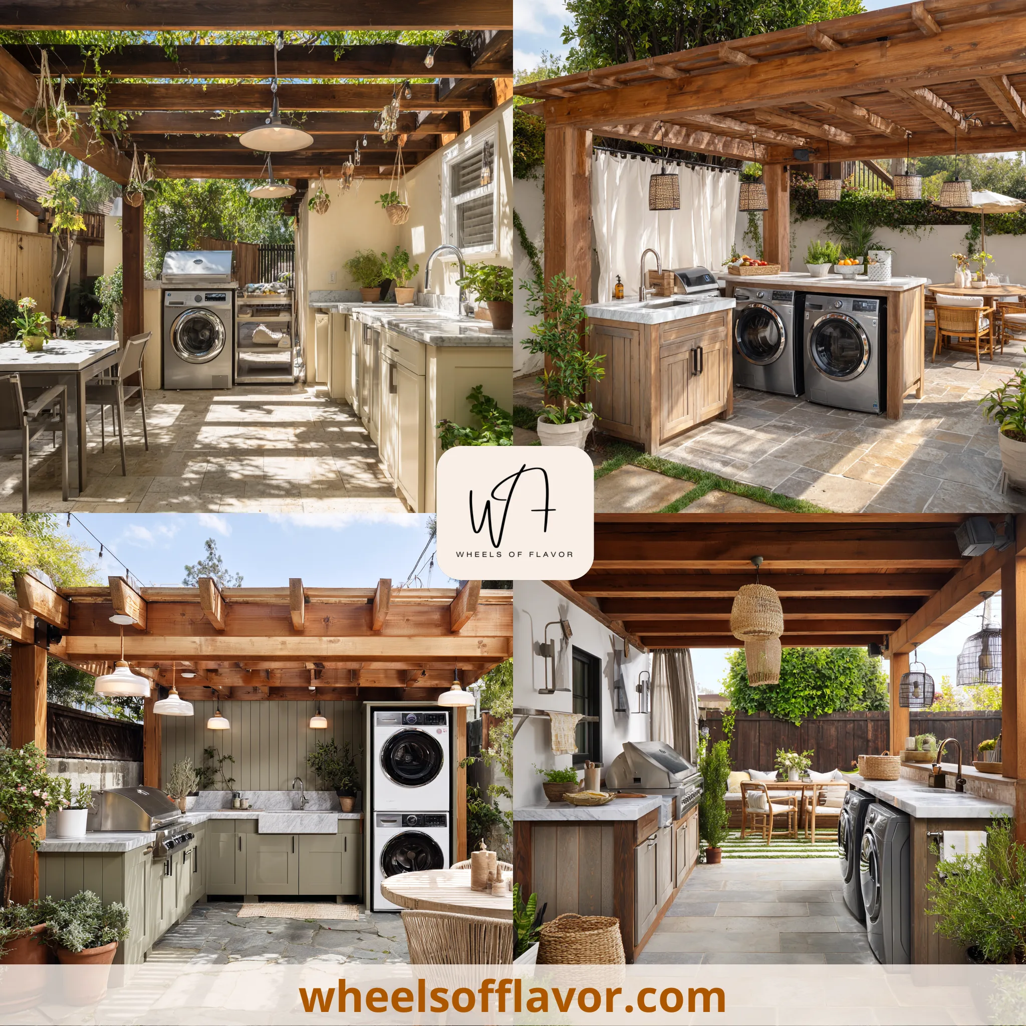 outdoor kitchen and laundry ideas