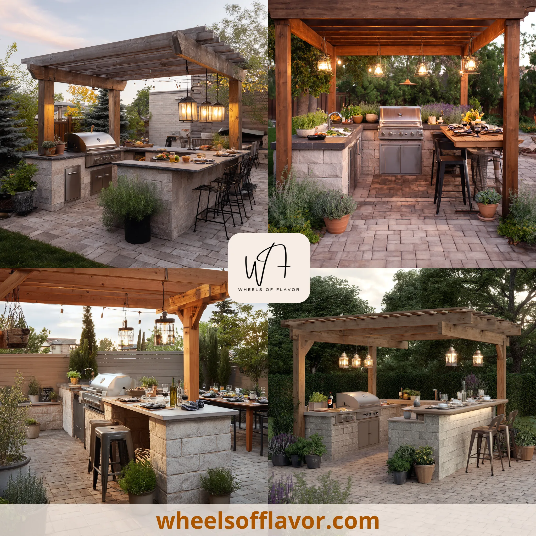outdoor kitchen design simple