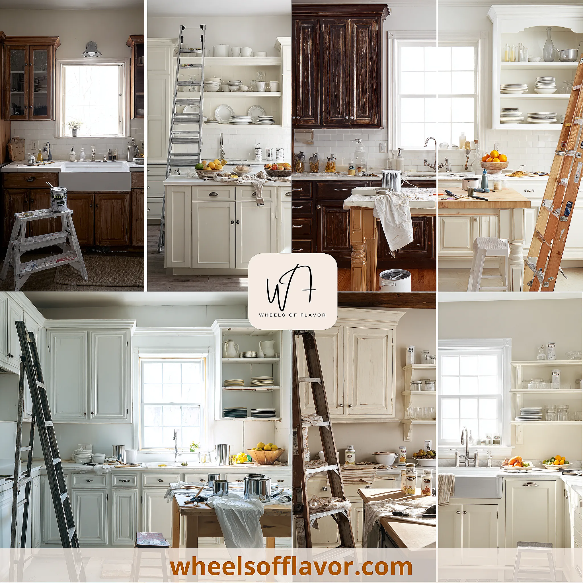 painted kitchen cabinets before and after ideas