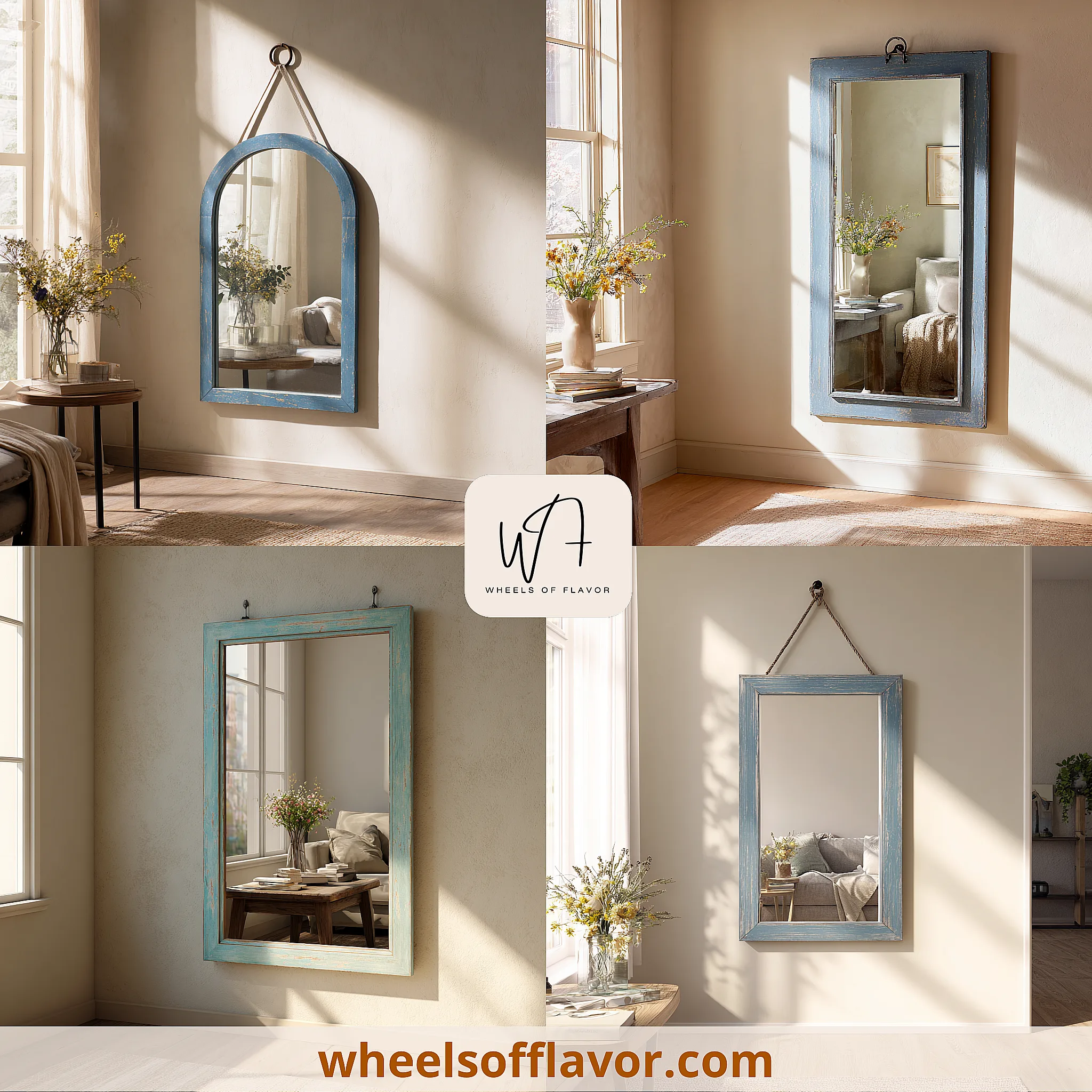 painted mirror frame ideas