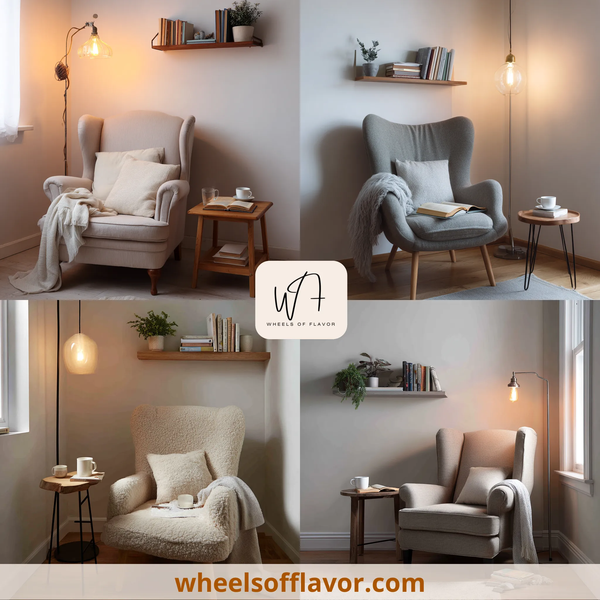 reading nook chair aesthetic