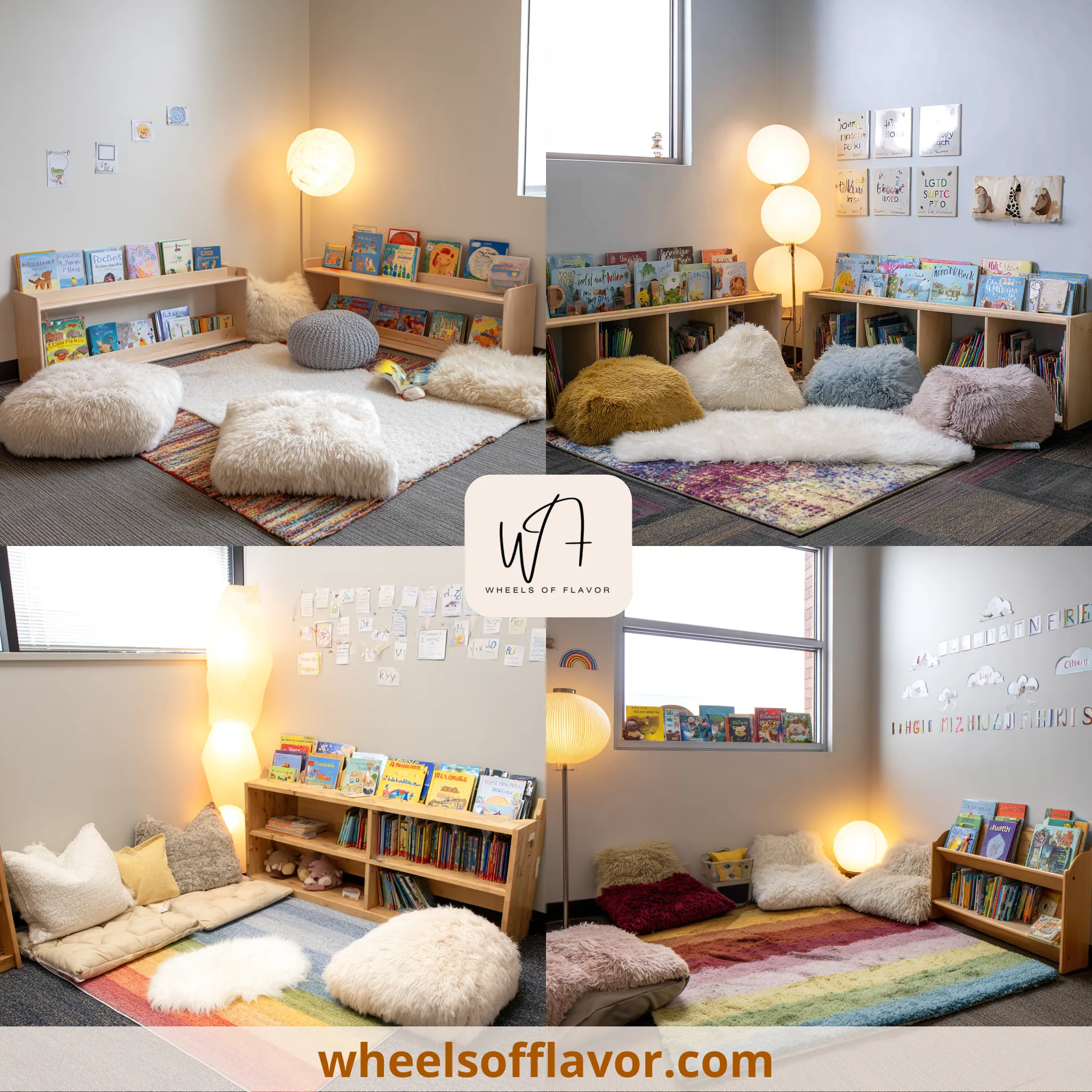 reading nook in classroom for kids