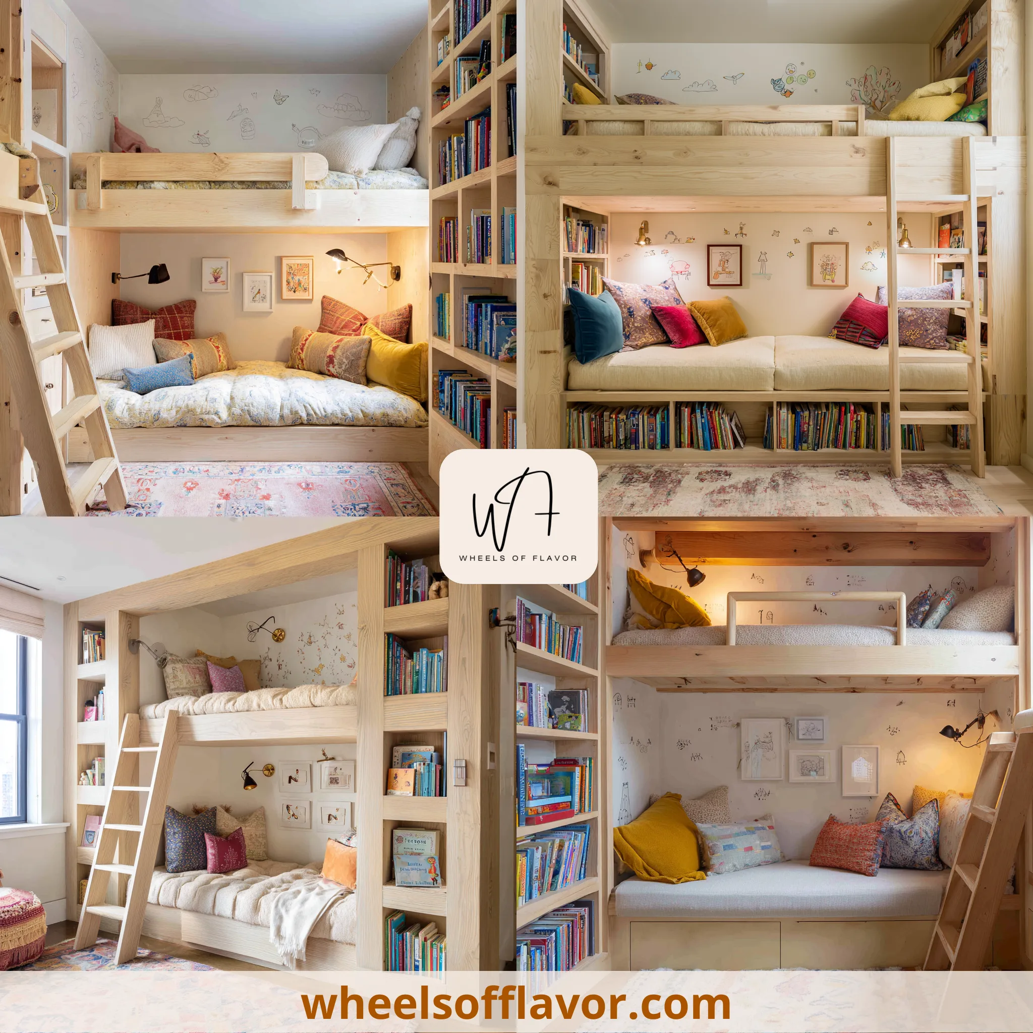 reading nook kids diy bunk bed