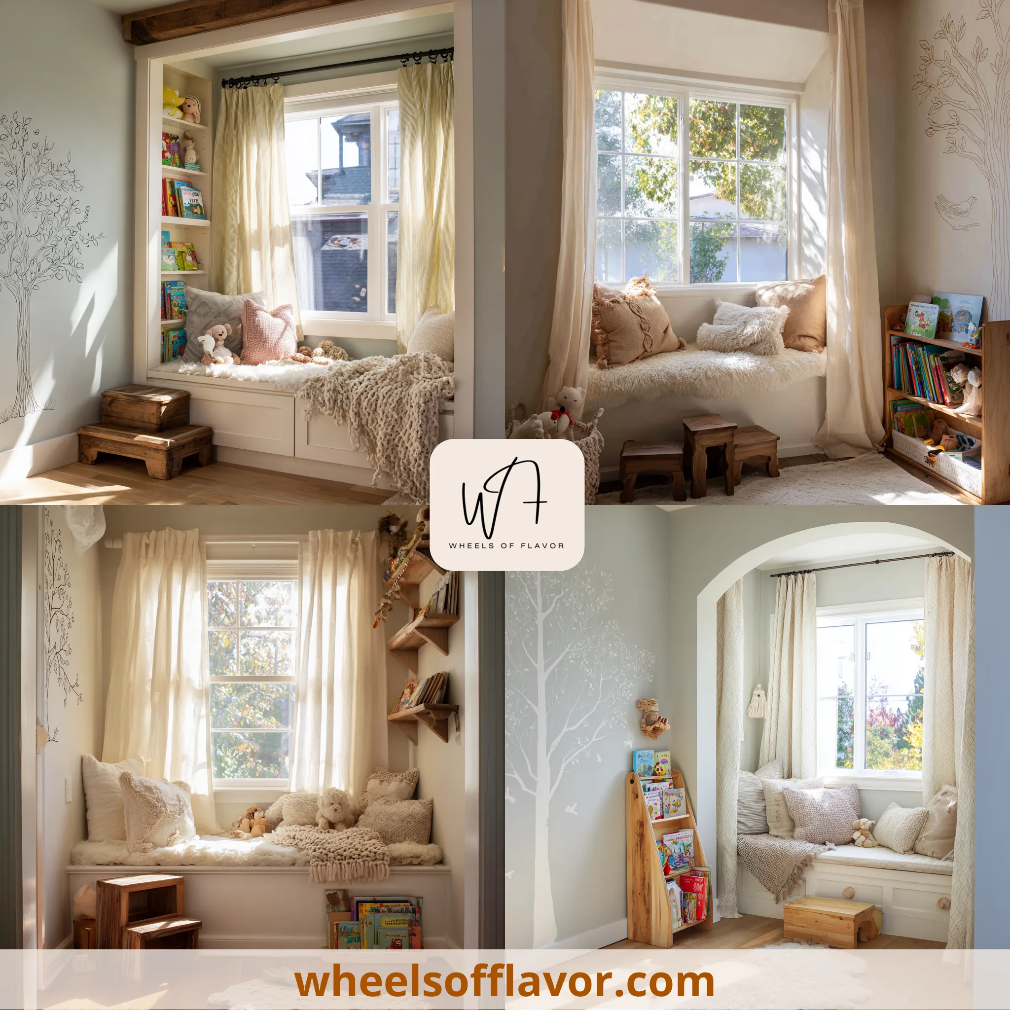 reading nook kids window seat