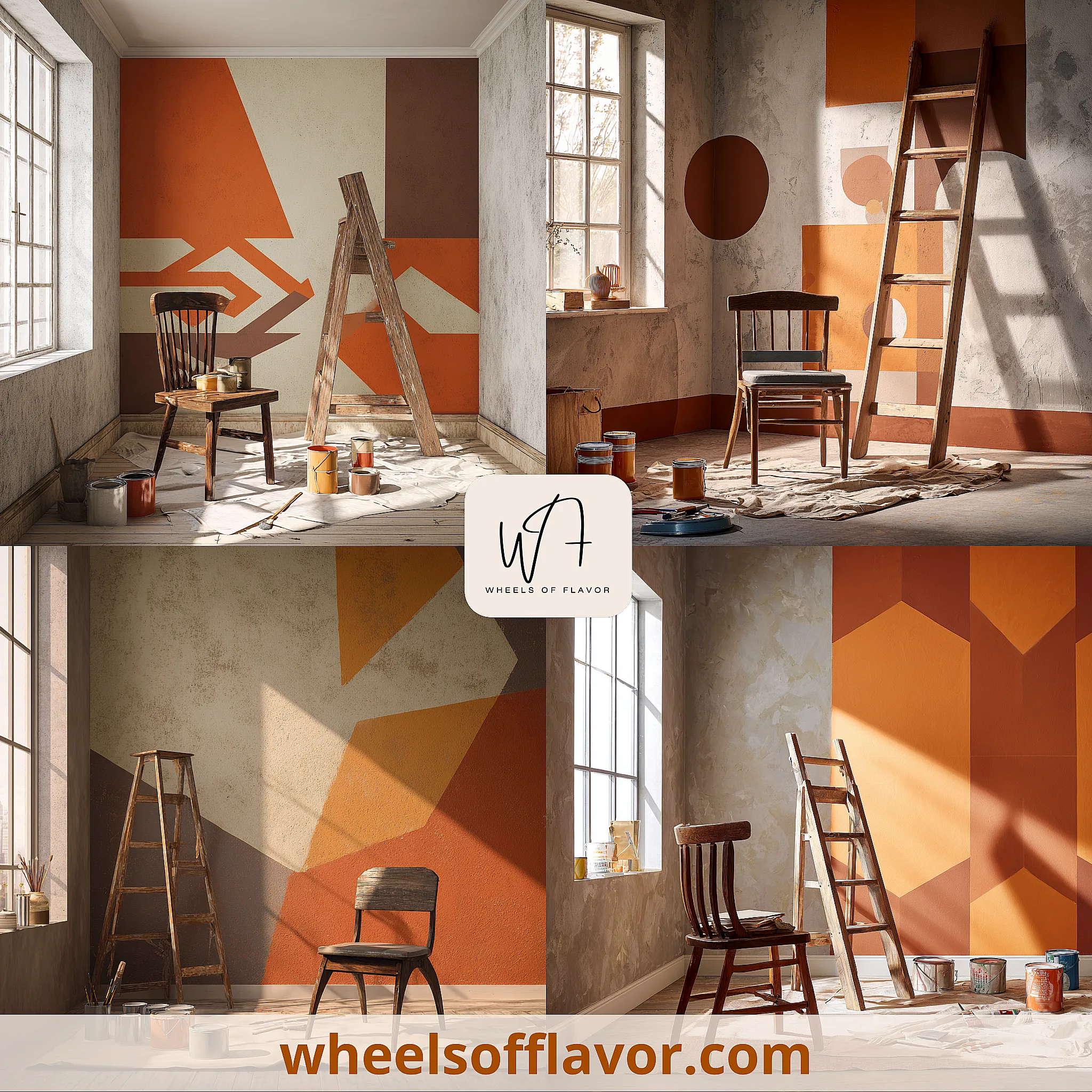 retro painting ideas easy