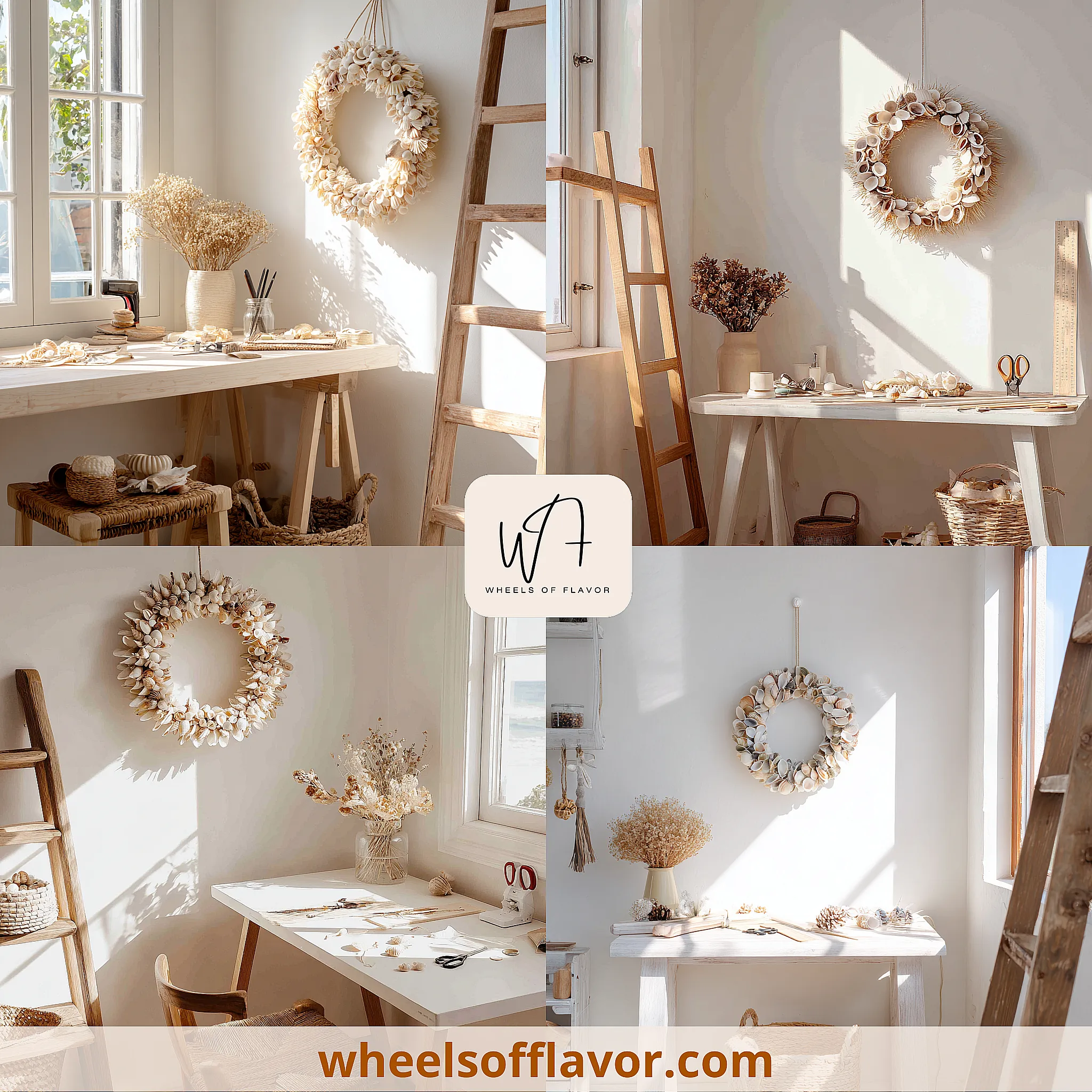 seashell wreath craft ideas