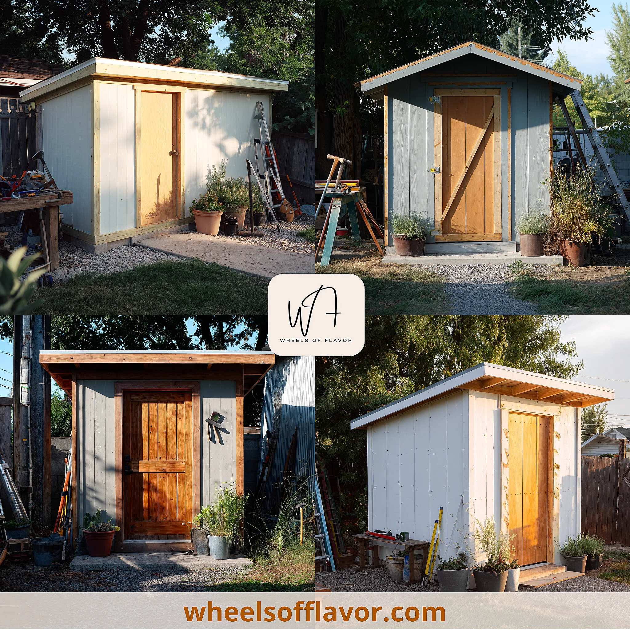 shed door trim ideas