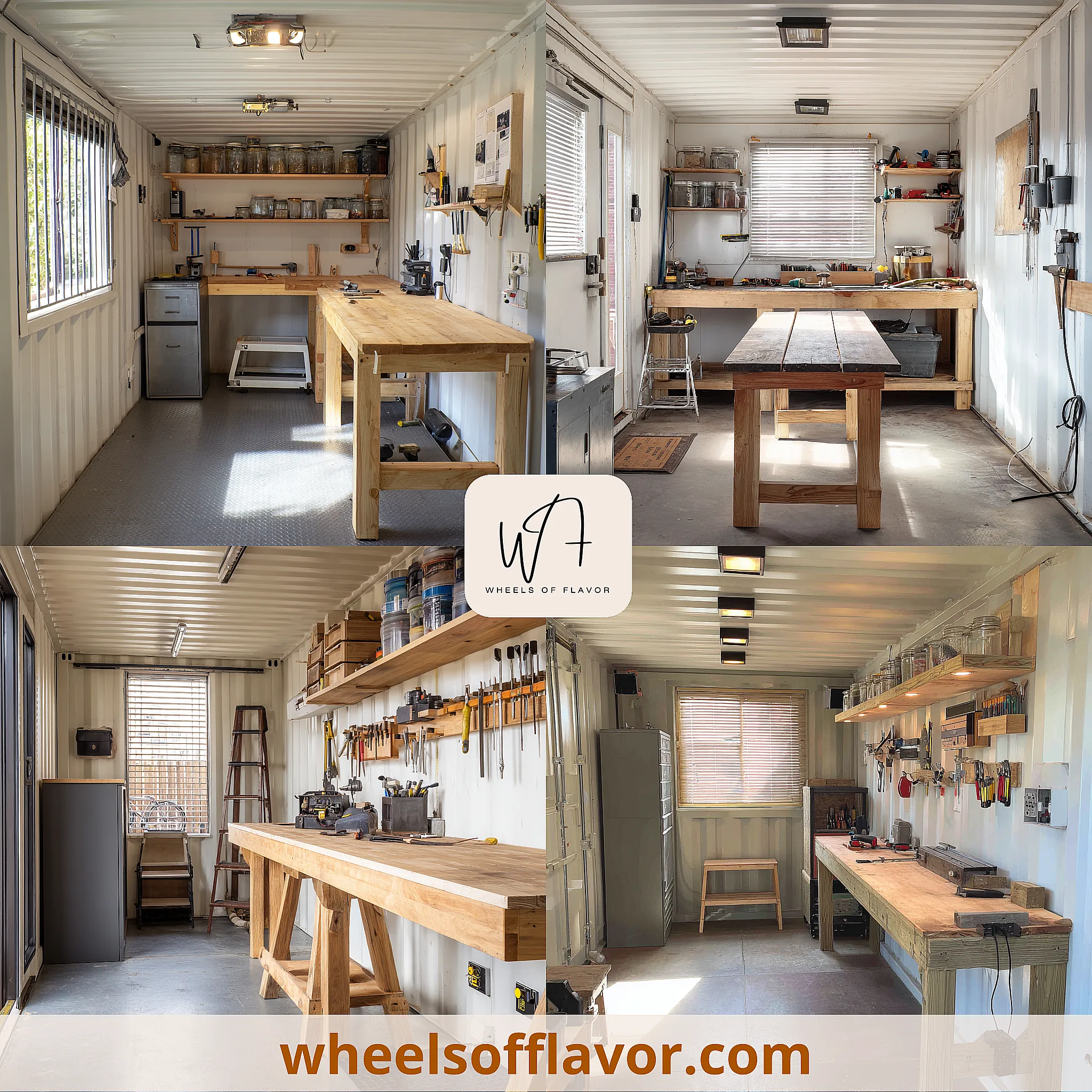 shipping container workshop ideas