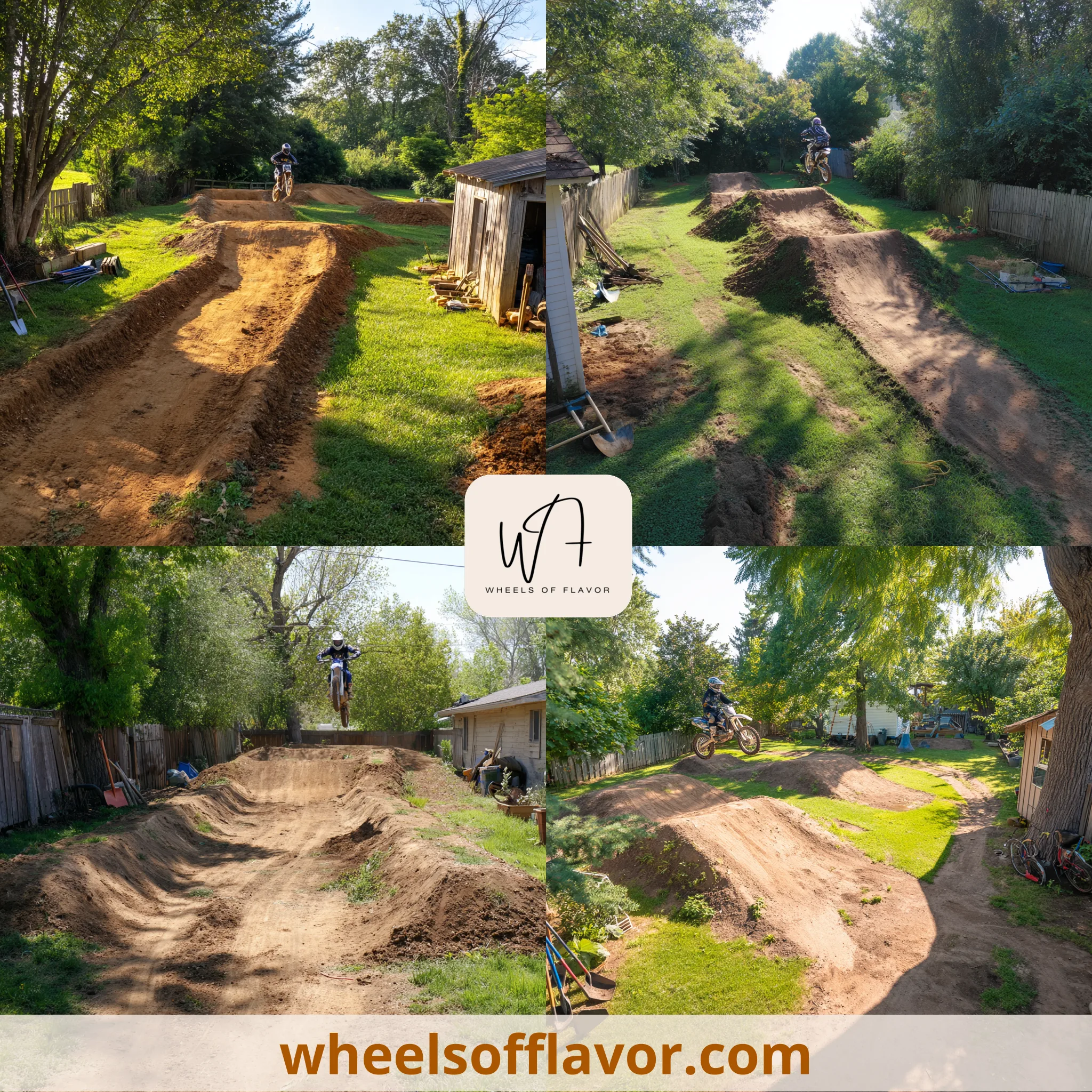 simple backyard motocross track designs ideas