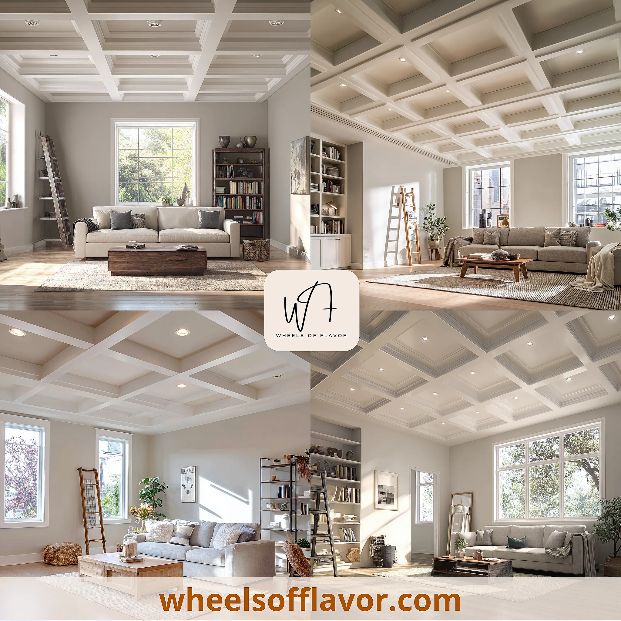 simple coffered ceiling ideas