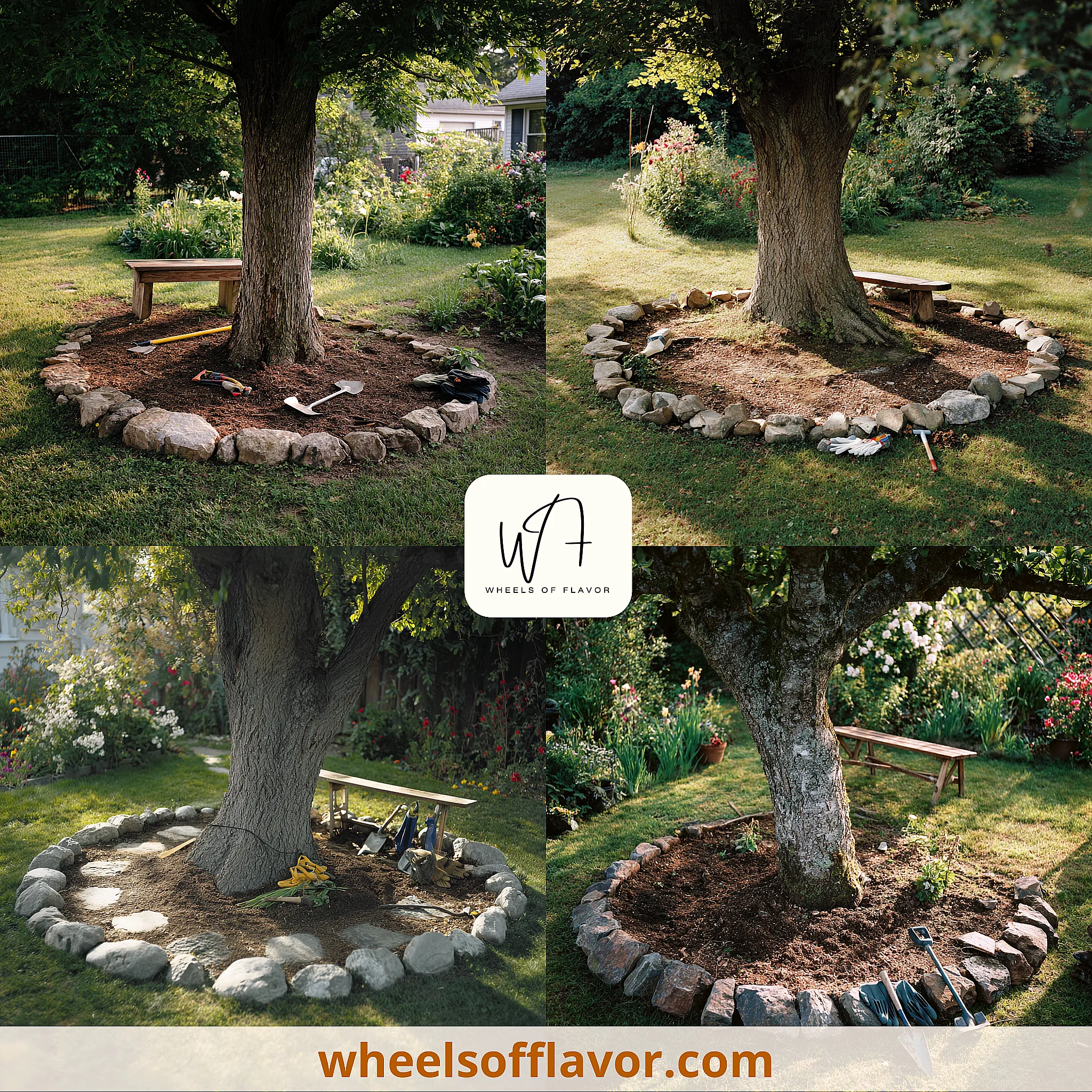 tree ring edging ideas