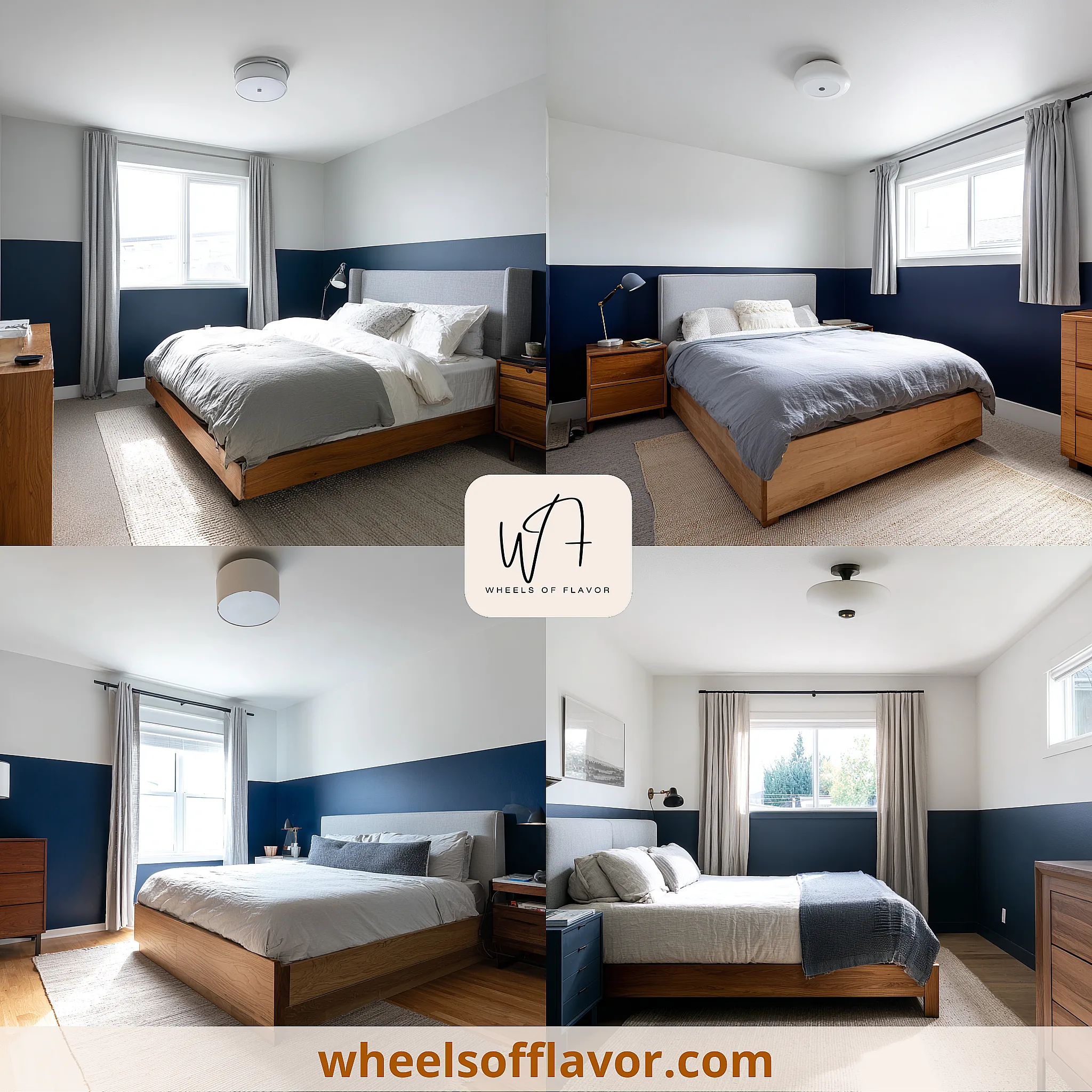 two tone bedroom ideas