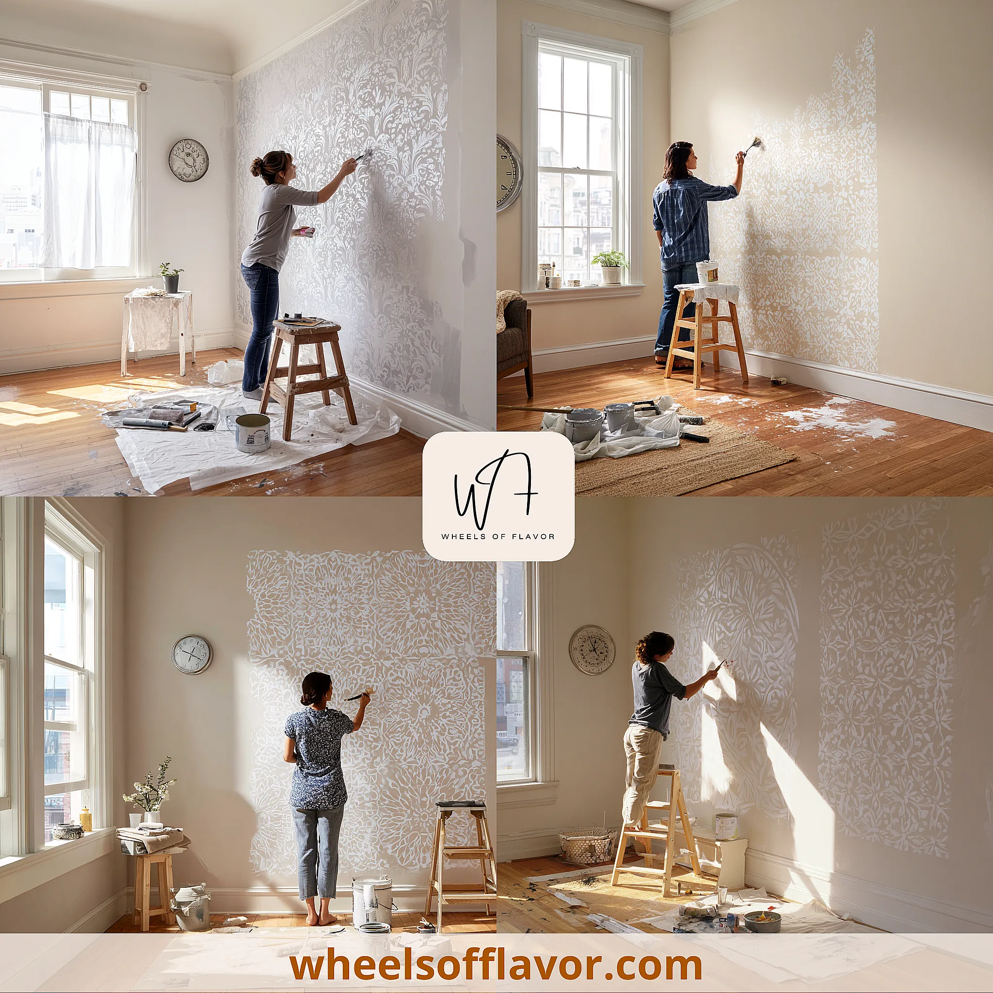 wall stencils for painting ideas