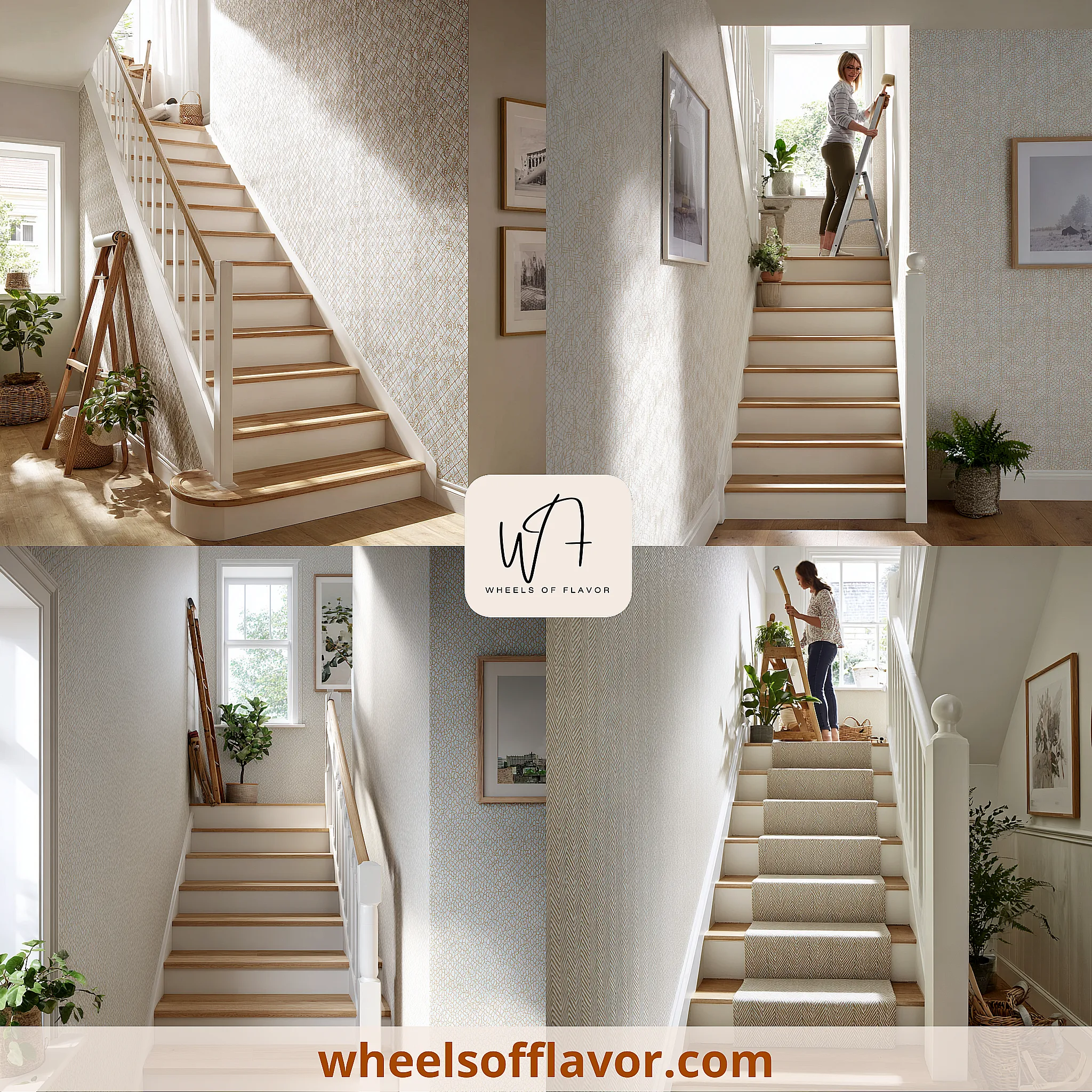 wallpaper ideas for stairs