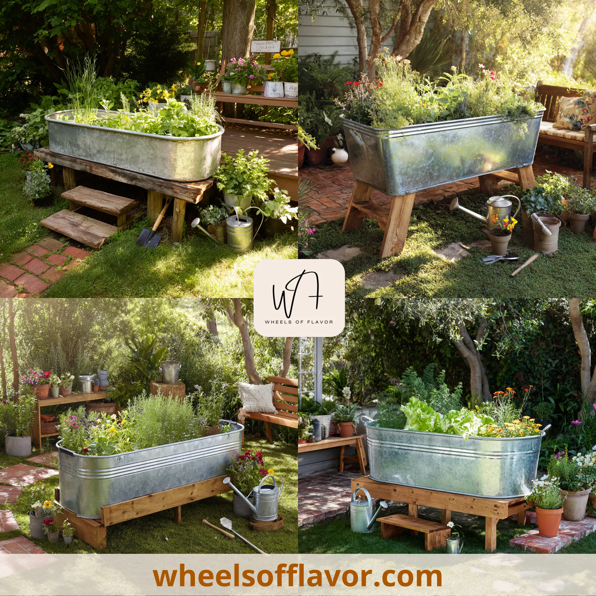 water trough garden ideas