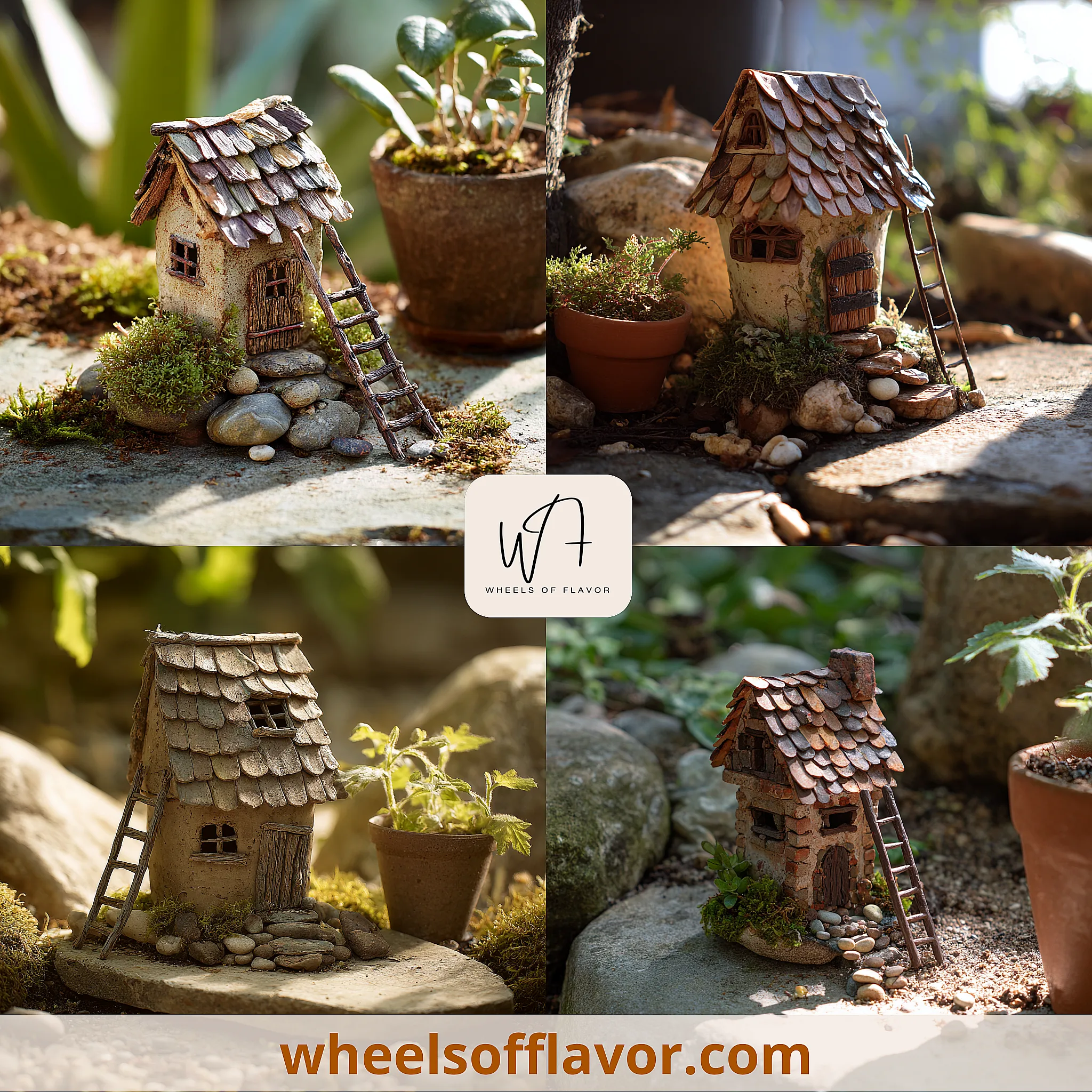 whimsical clay fairy house ideas