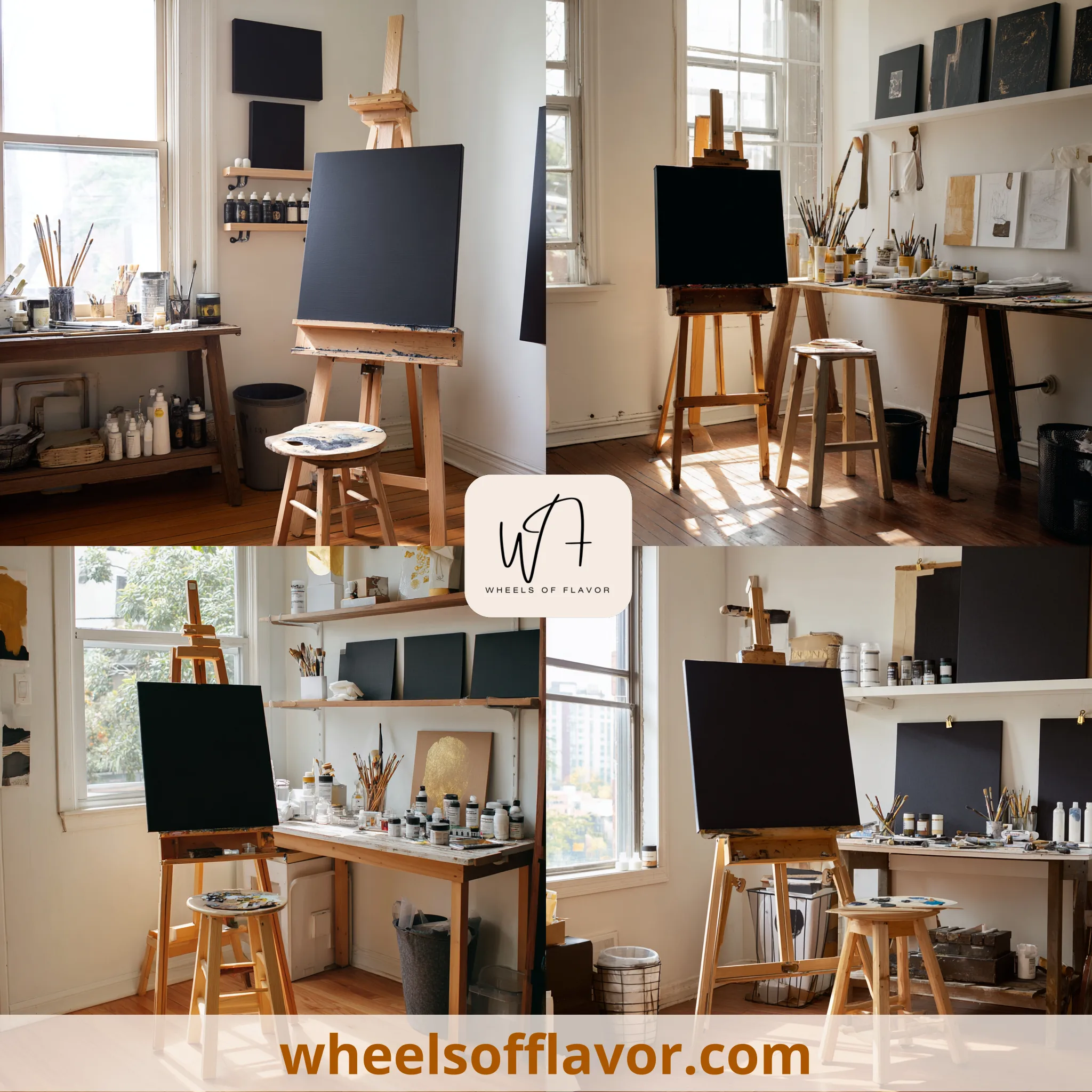 black canvas painting ideas