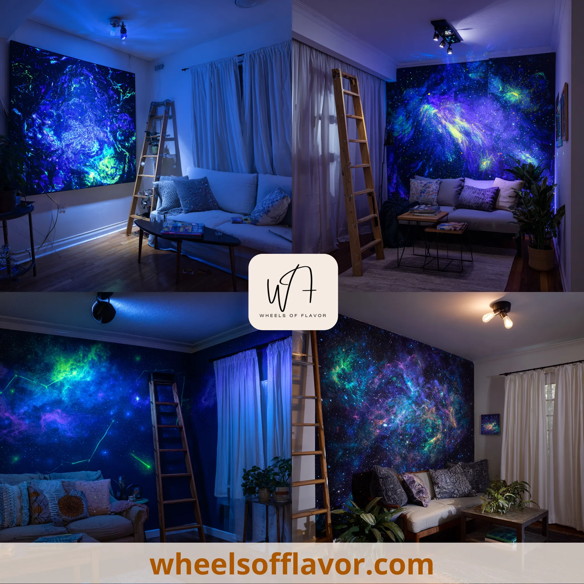 black light painting ideas