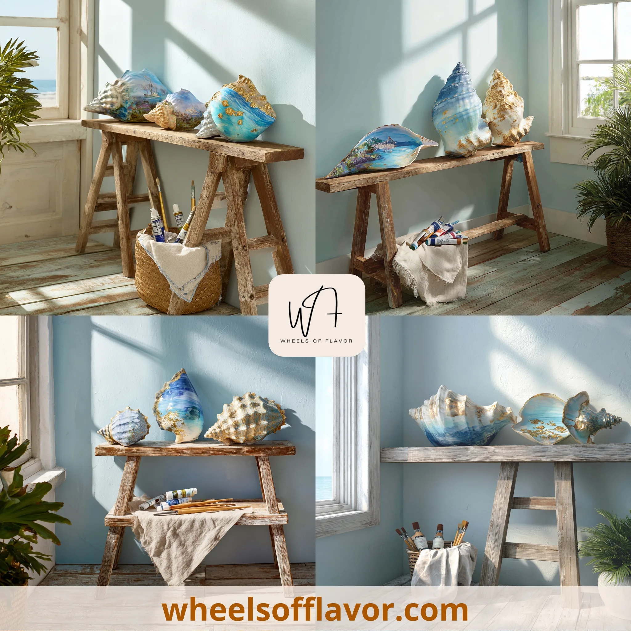conch shell painting ideas