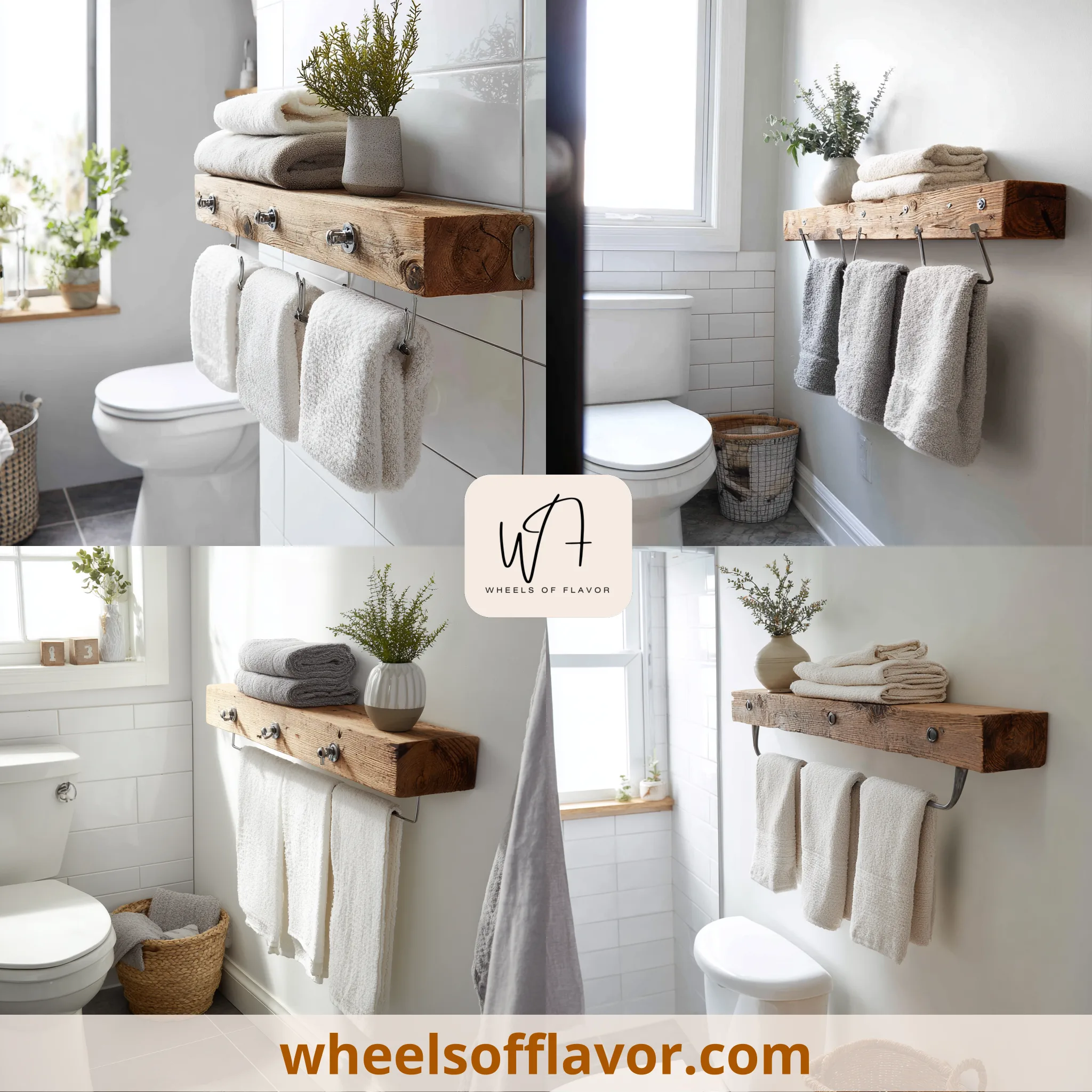 diy towel rack for small bathroom ideas