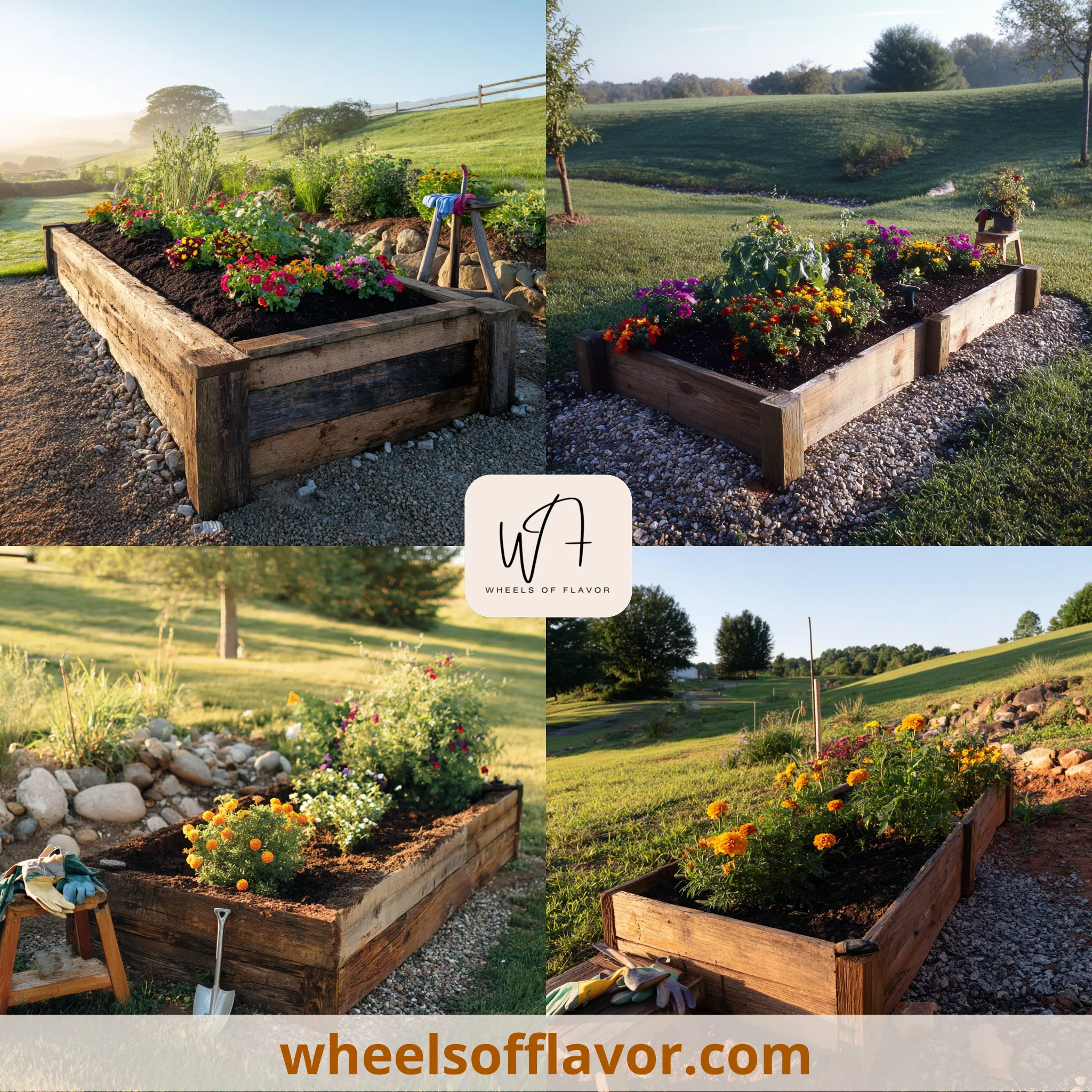 flower bed drainage ideas