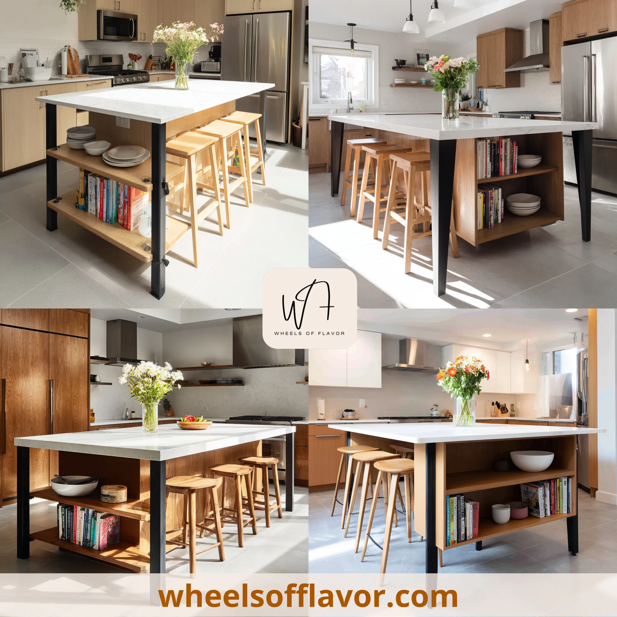 kitchen island leg ideas