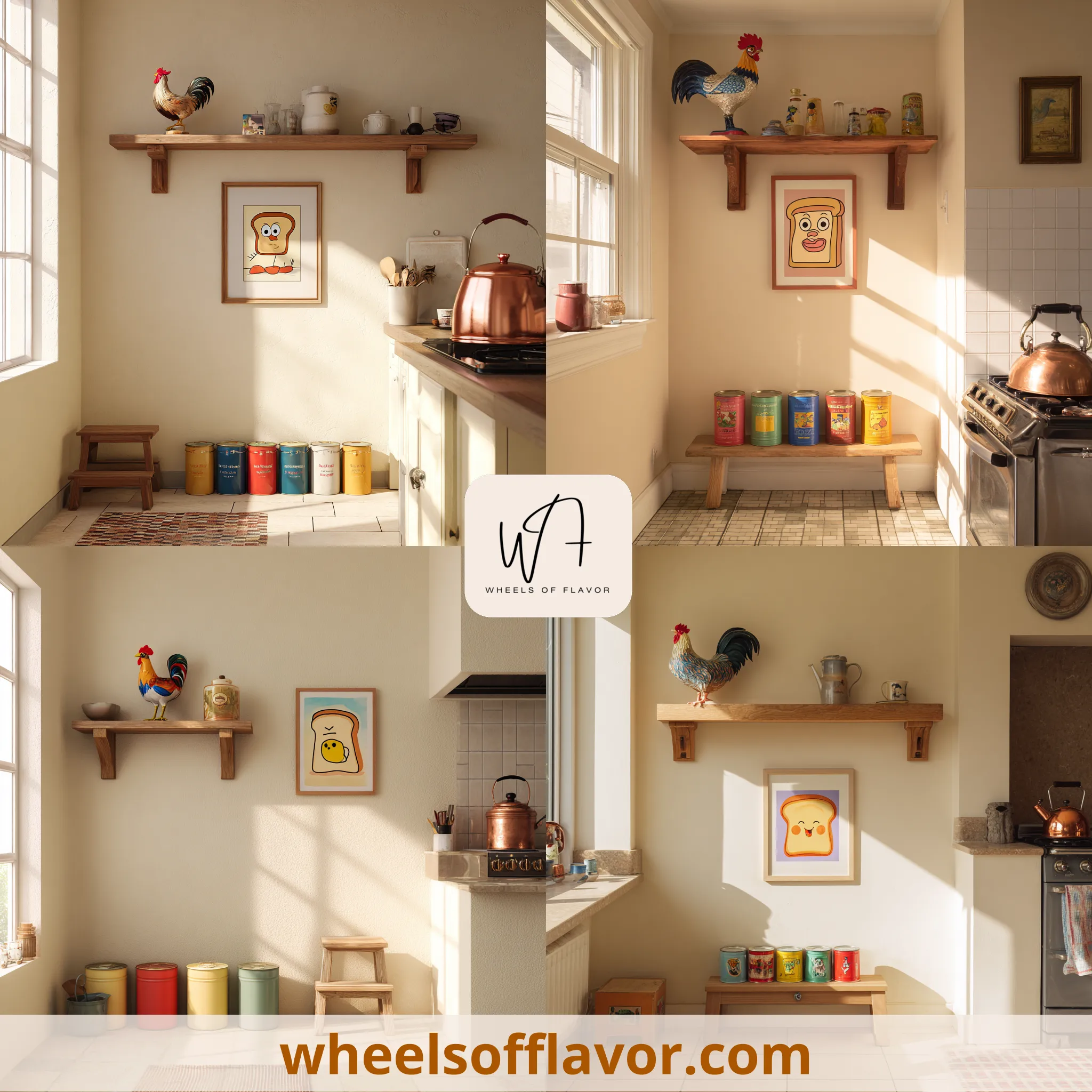 kitschy kitchen art