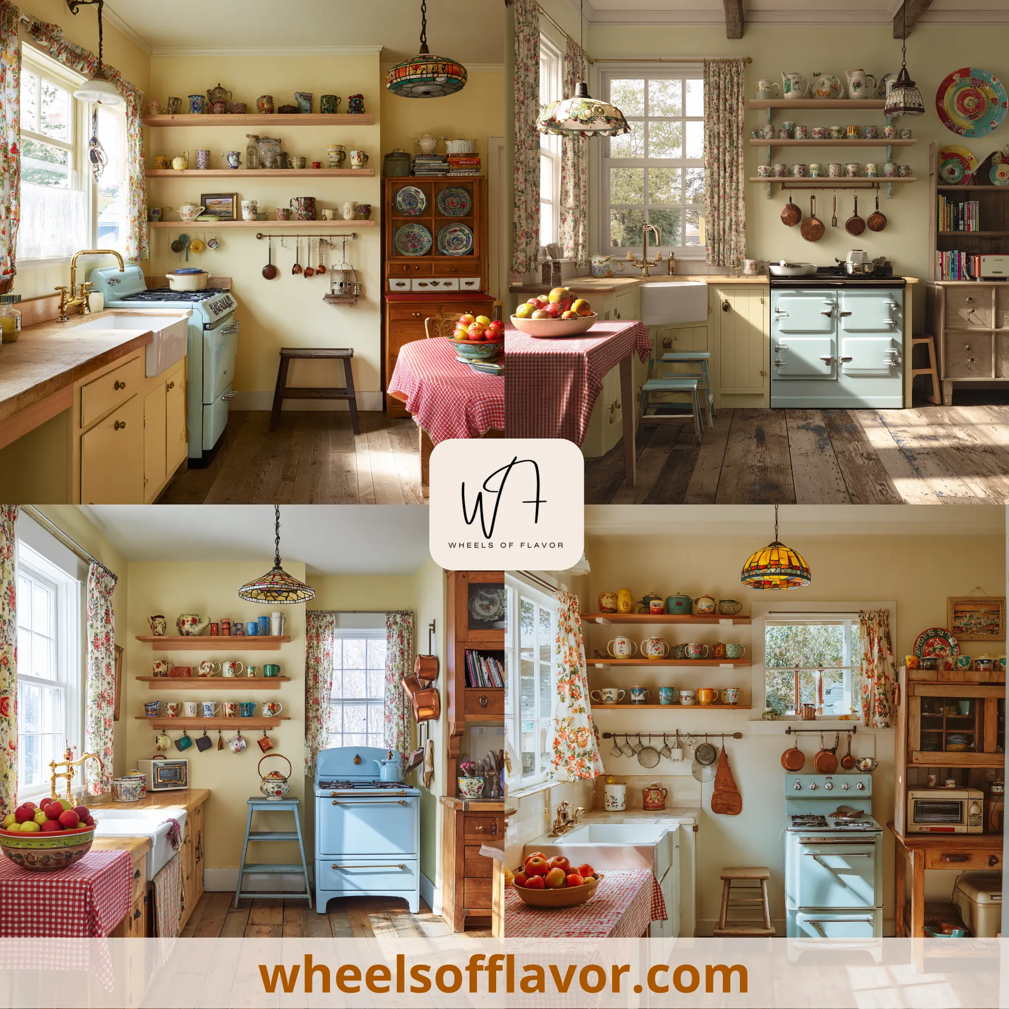 kitschy kitchen cottage