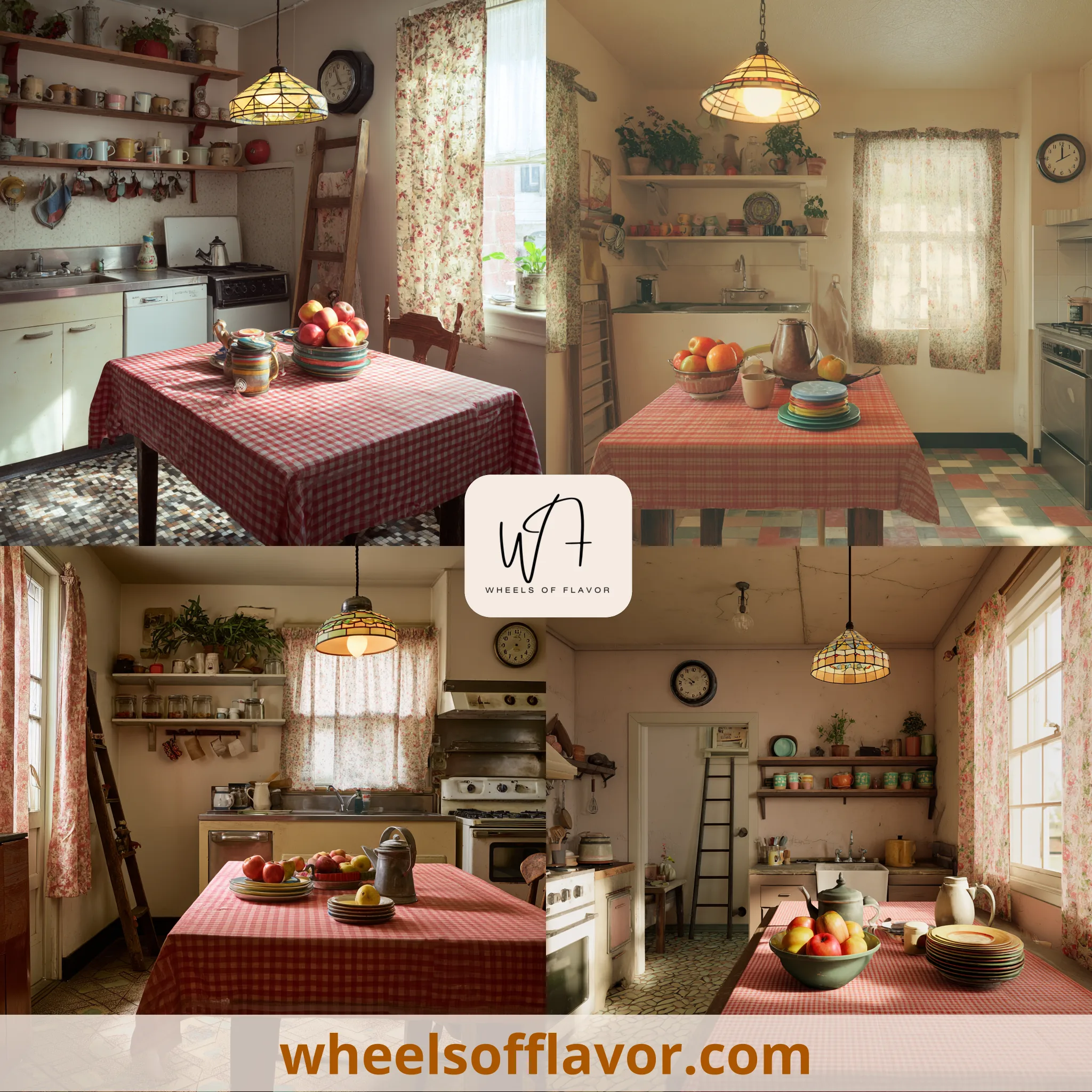 kitschy kitchen eclectic