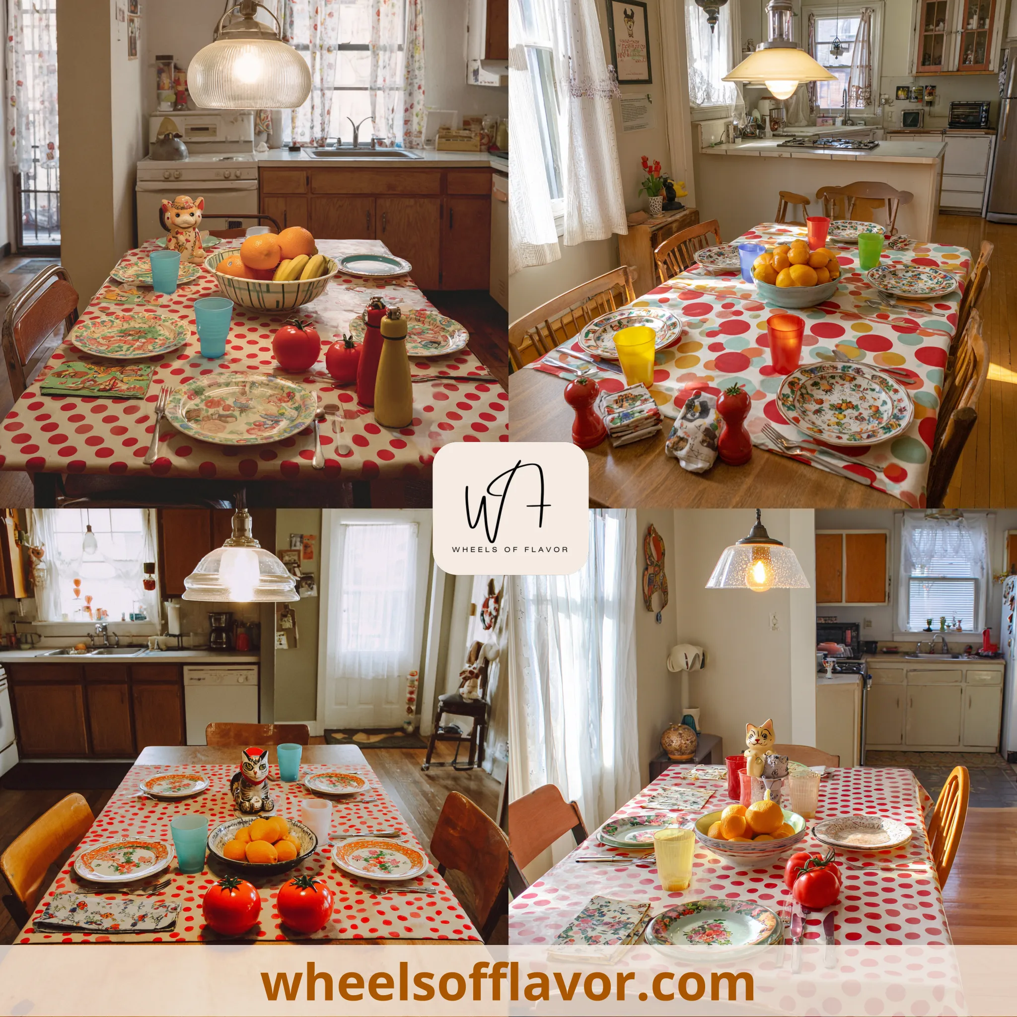 kitschy kitchen table settings ideas