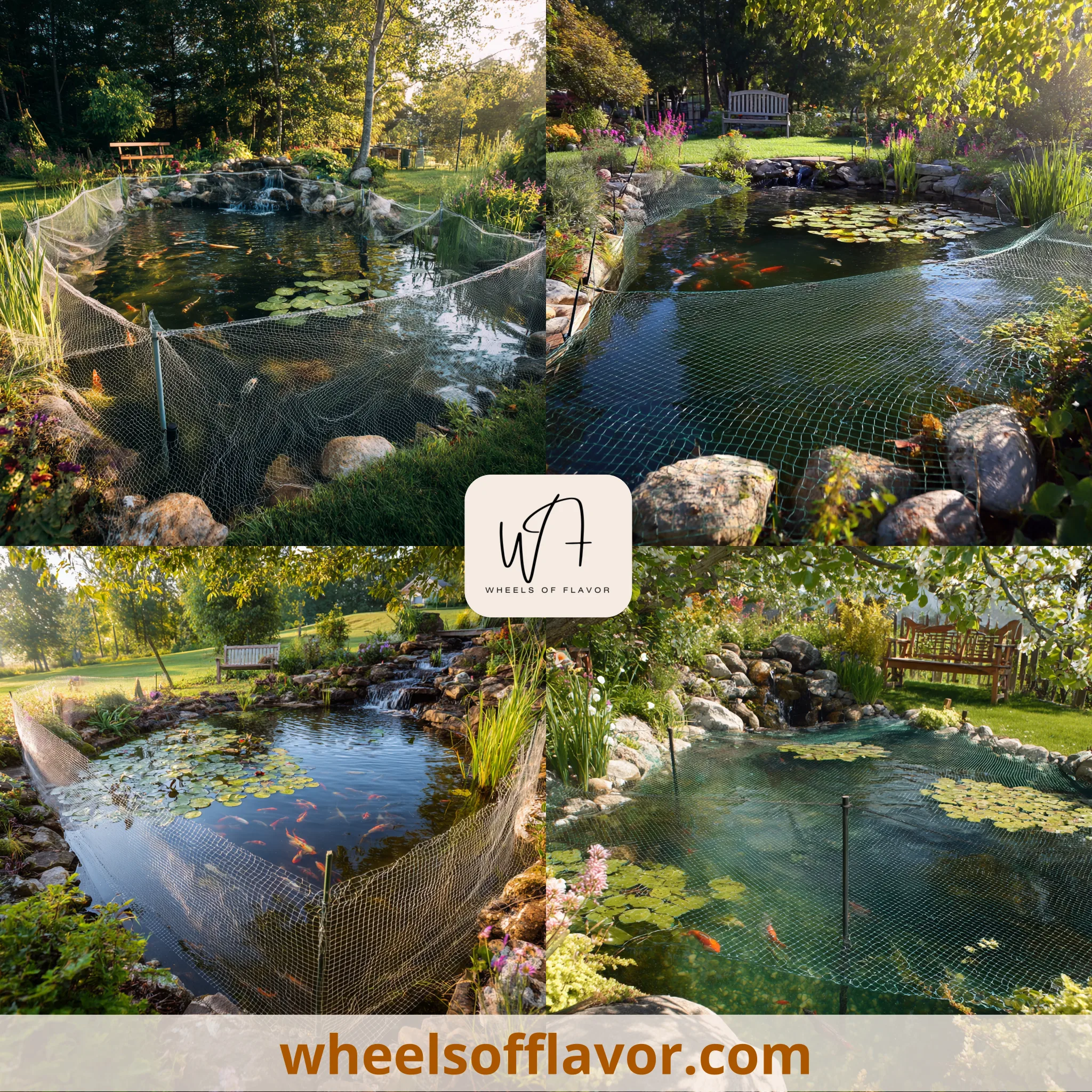 pond netting ideas