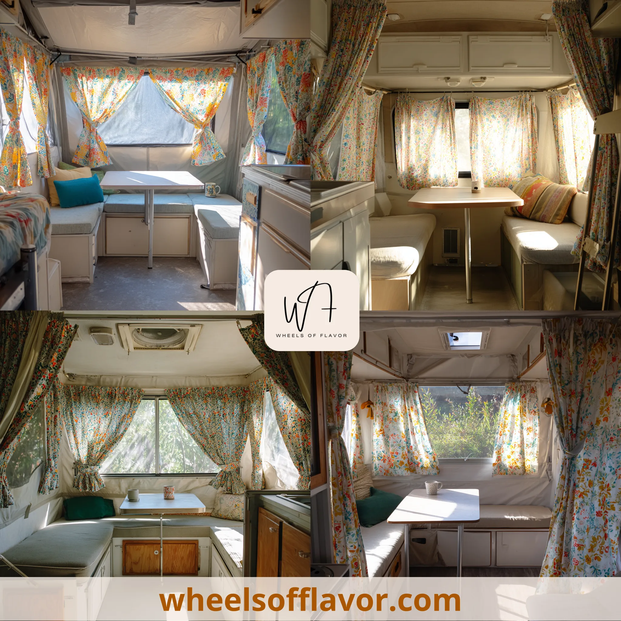 pop up camper curtains ideas