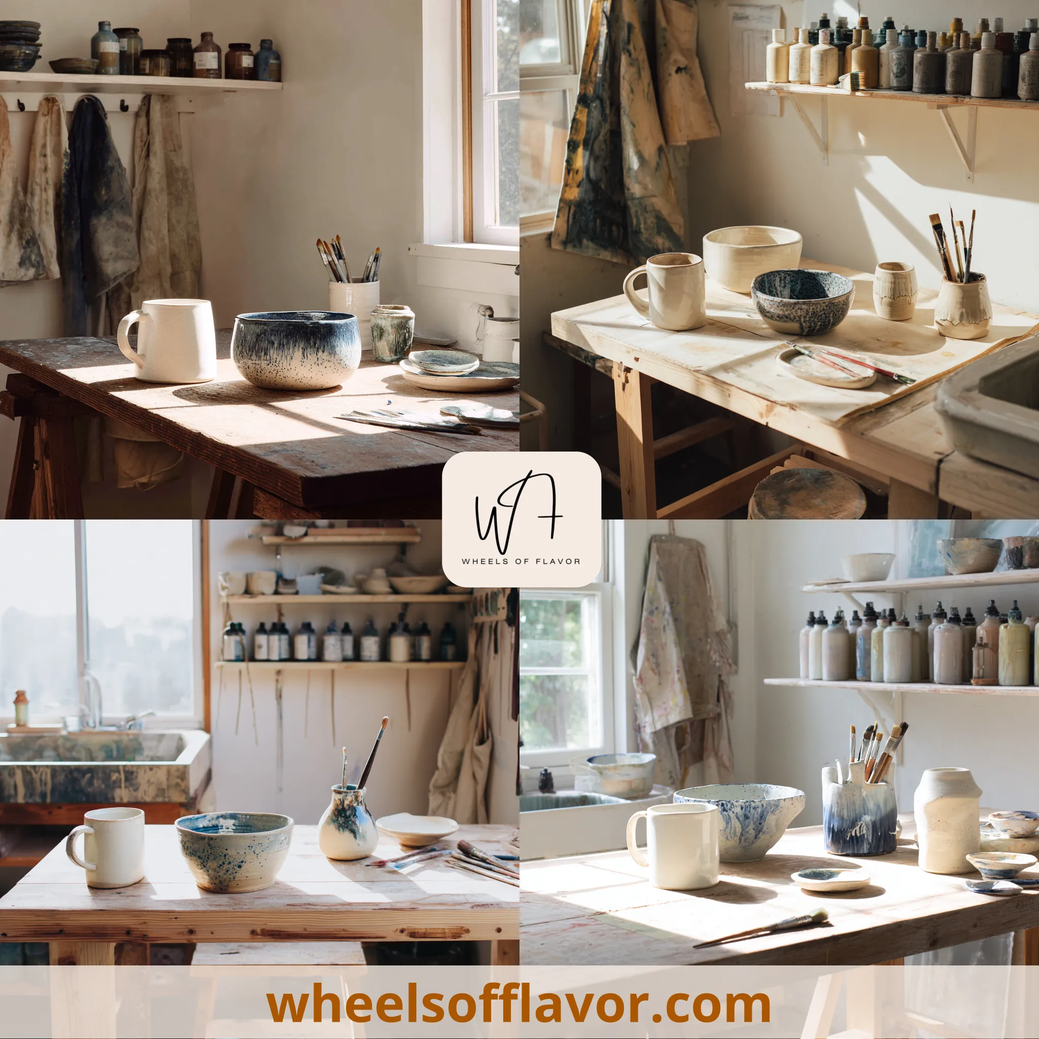 simple pottery glaze designs ideas