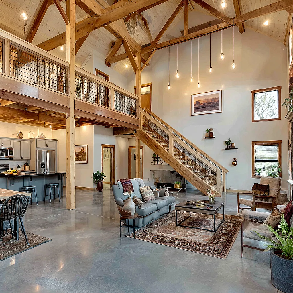 barndominium floor plans 2 story