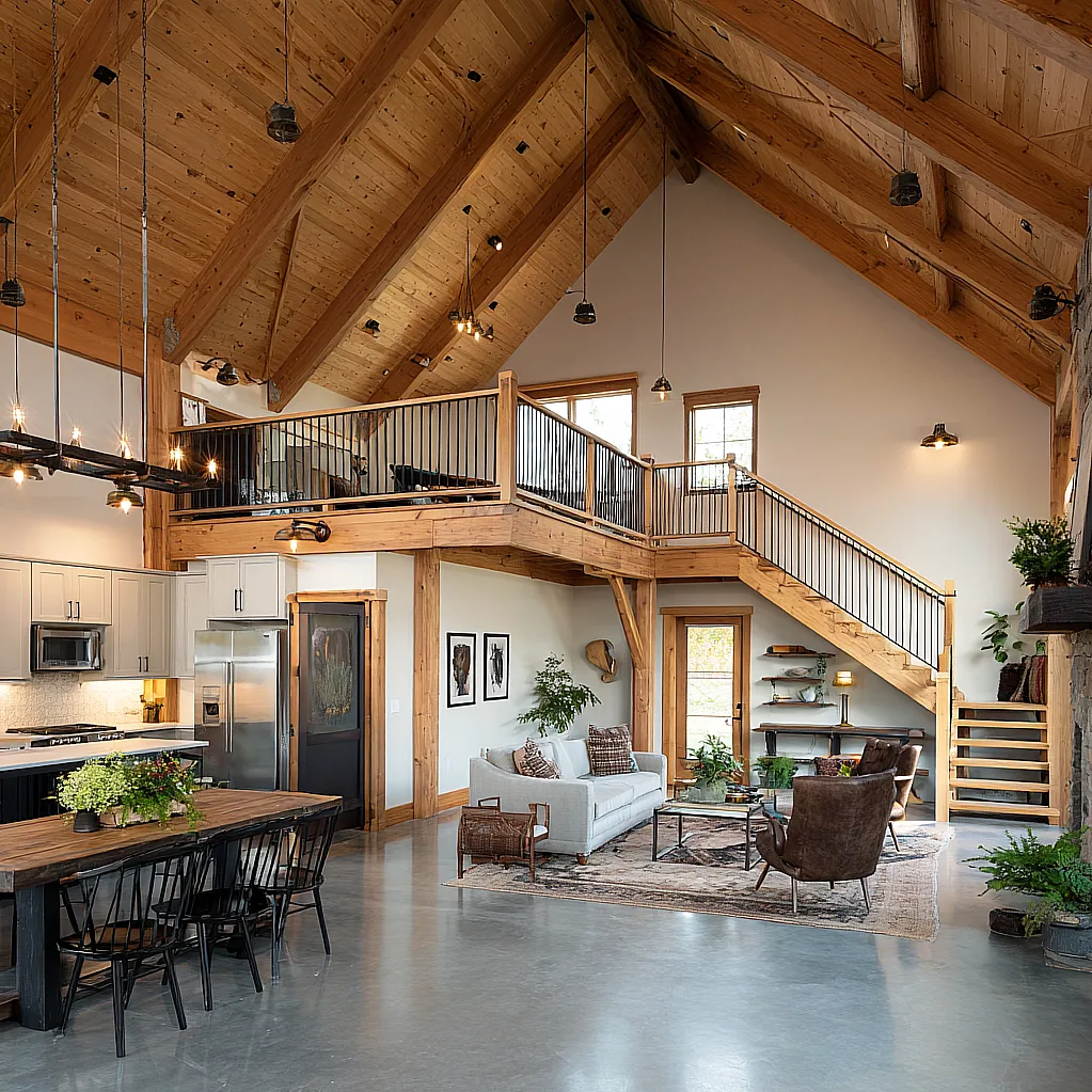 barndominium floor plans 2 story