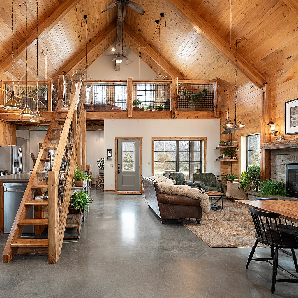 barndominium floor plans 2 story