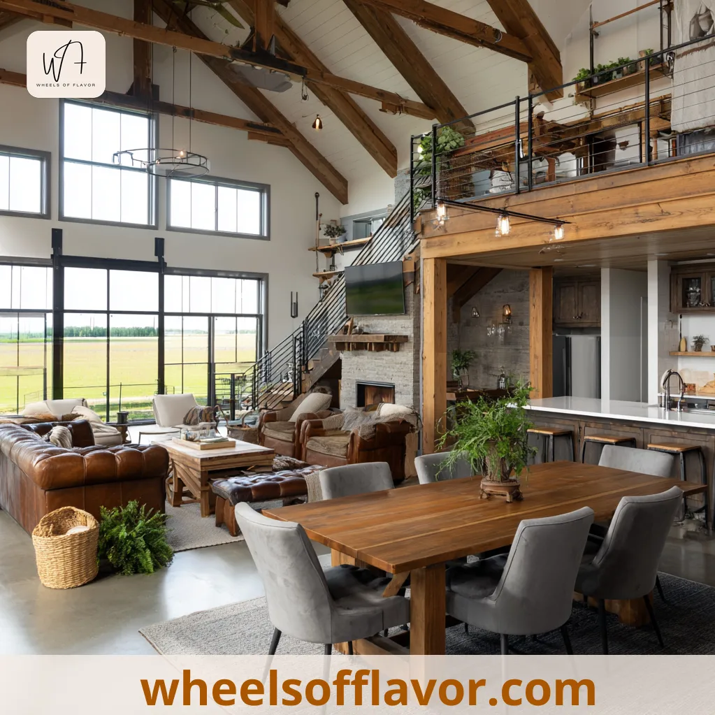 barndominium interior open floor