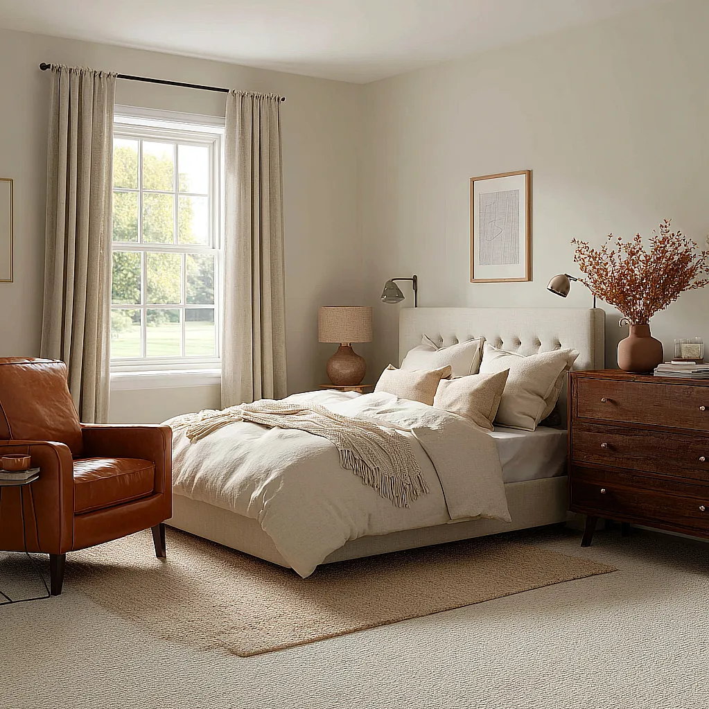 bedroom ideas beige and brown