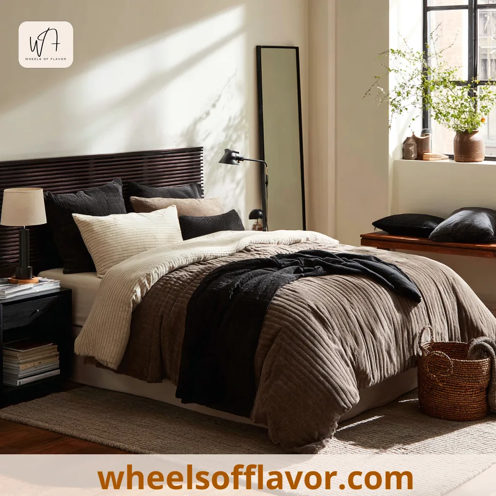 bedroom ideas brown and black