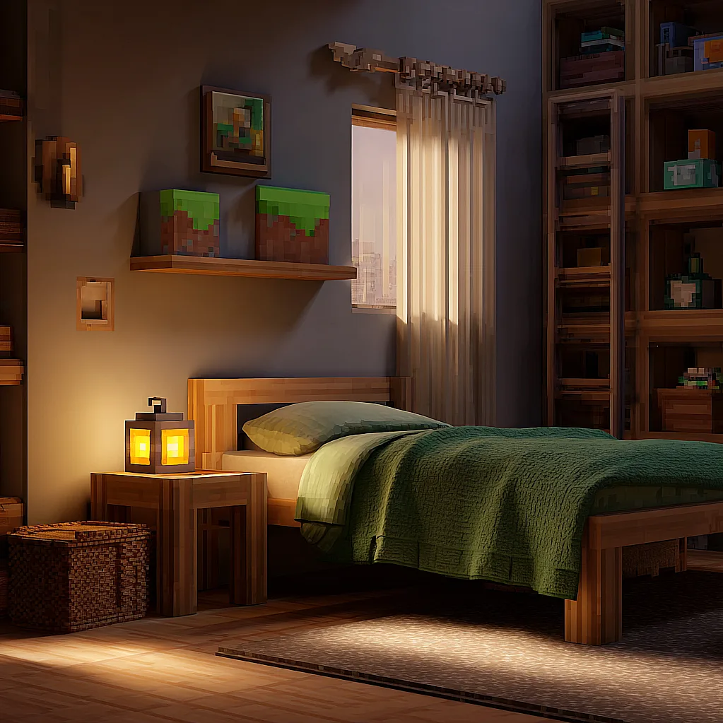 bedroom ideas minecraft irl