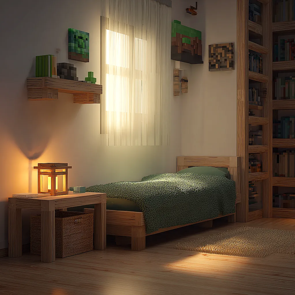 bedroom ideas minecraft irl