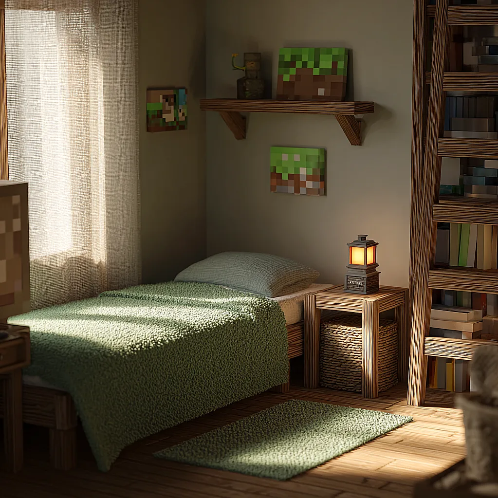 bedroom ideas minecraft irl