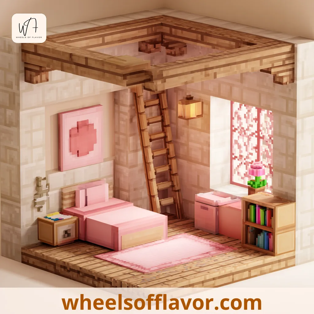 bedroom ideas minecraft pink