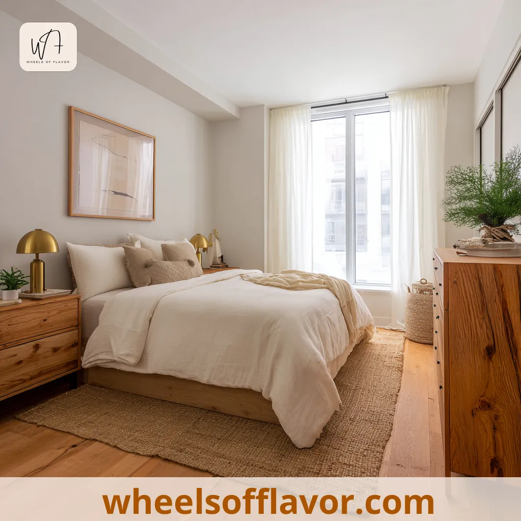 bedroom ideas orange floor