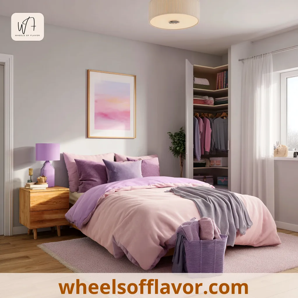 bedroom ideas pink and purple
