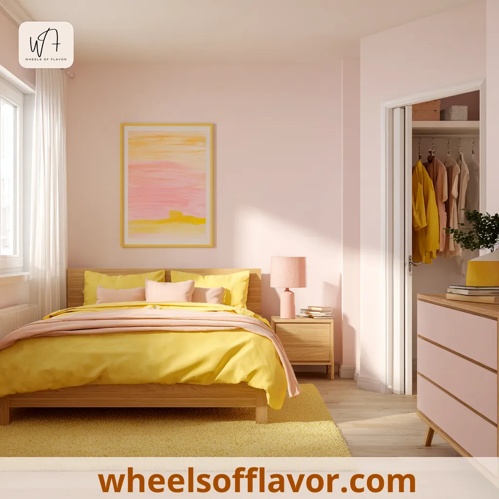 bedroom ideas pink and yellow