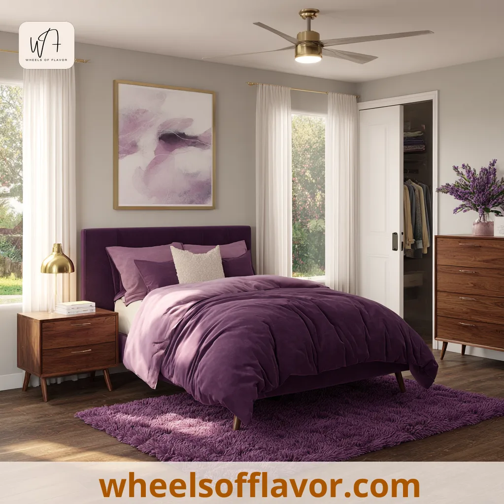 bedroom ideas purple aesthetic