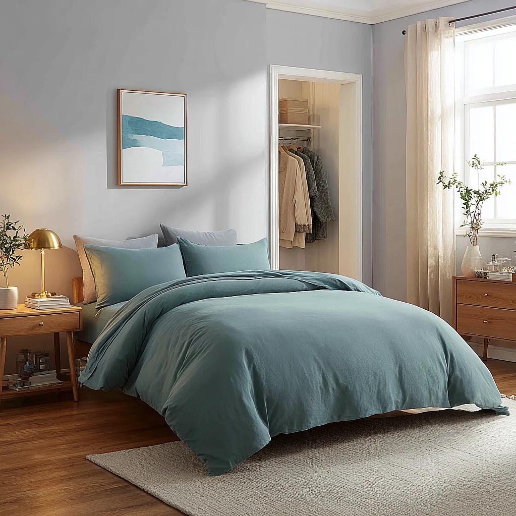 bedroom ideas teal bedding