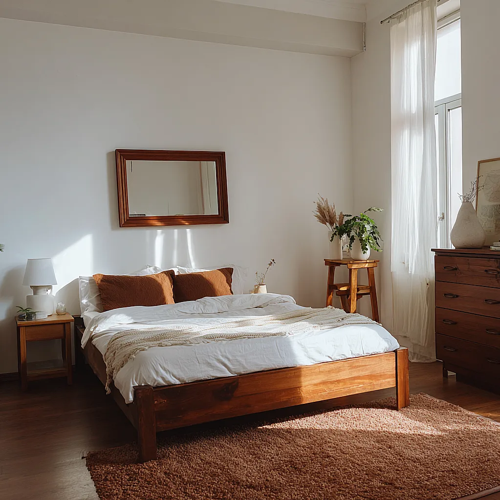 bedroom ideas white and brown